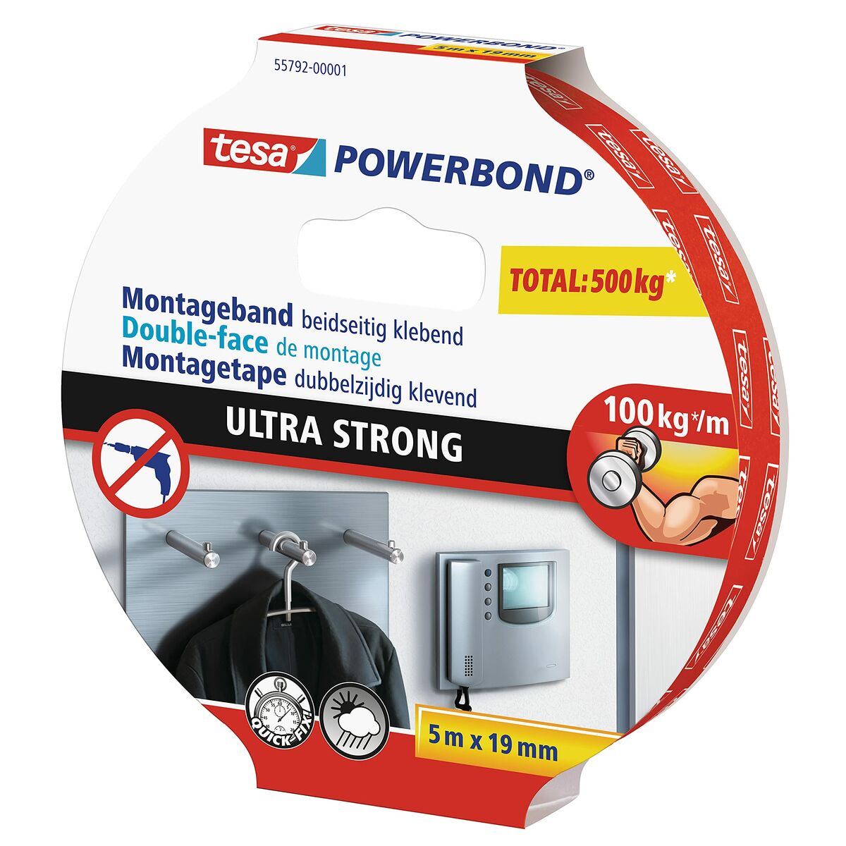 Självhäftande band TESA 19 mm x 5 m - 2