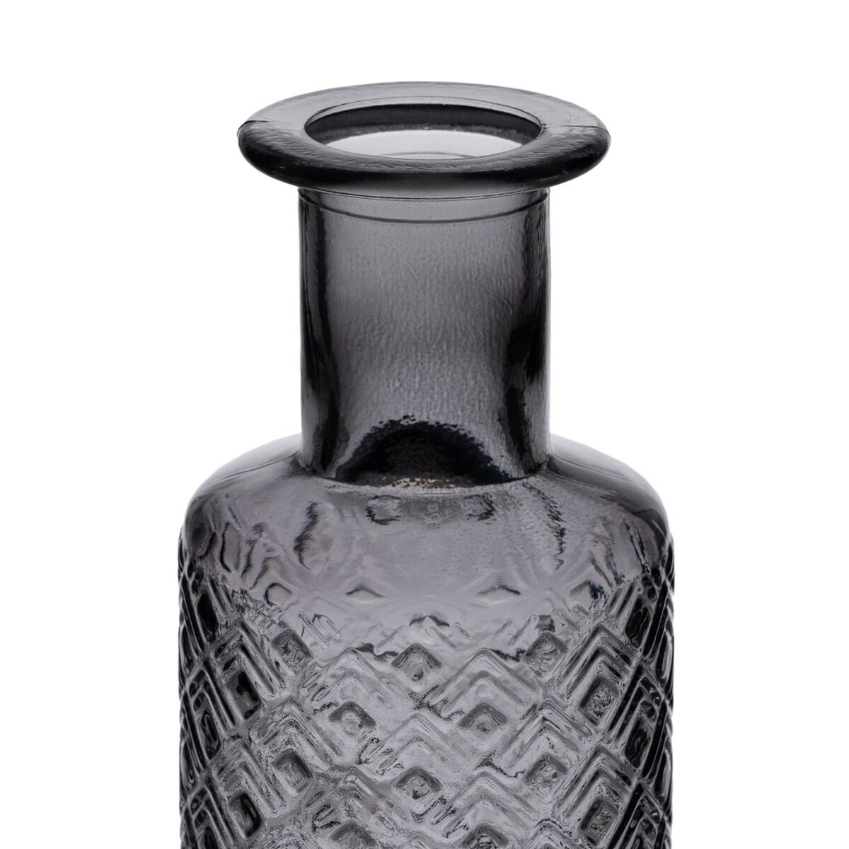 Vas Grå återvinningsglas 9 x 9 x 28 cm - 4