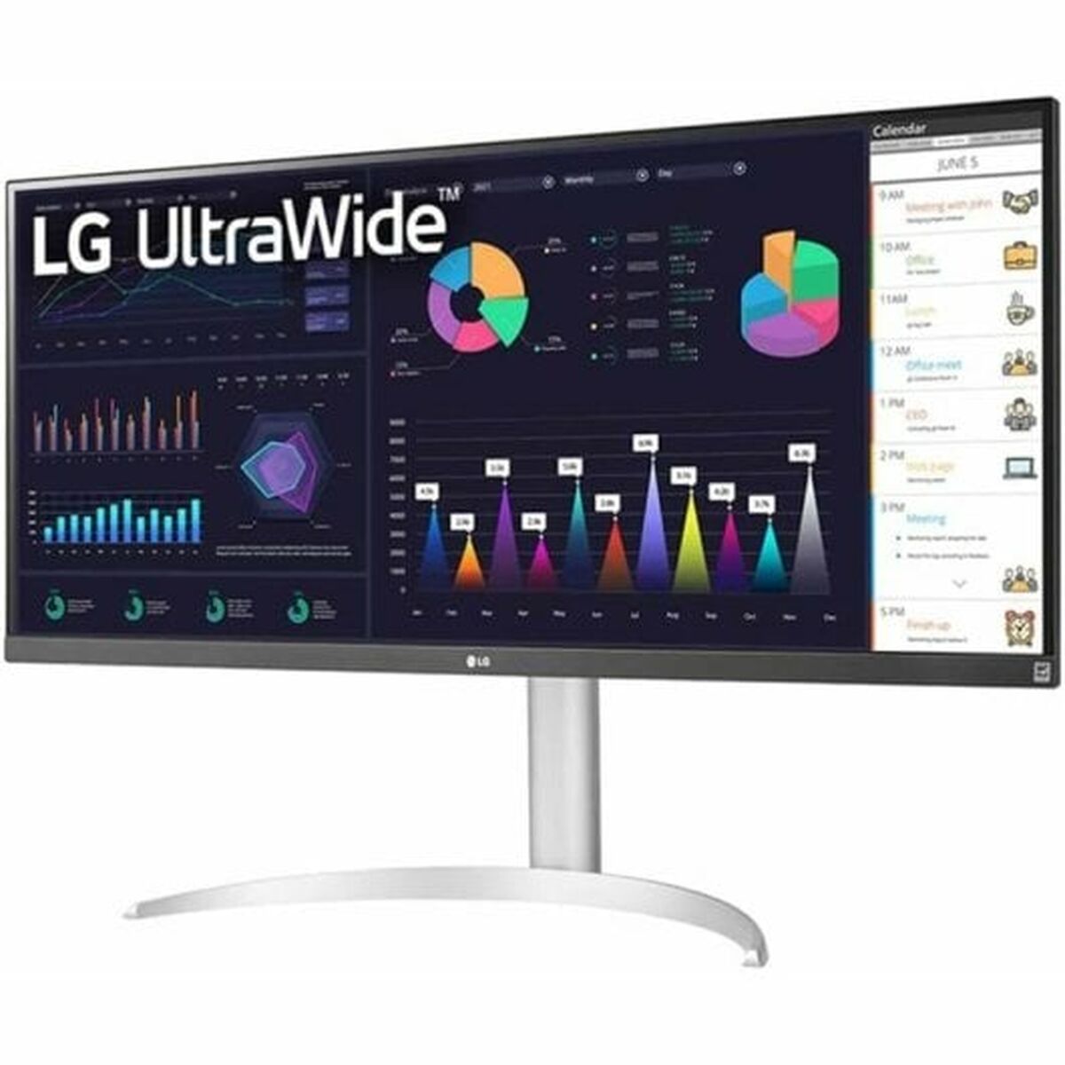 Monitor LG 34WQ650-W 34" 100 Hz 4K Ultra HD - 3