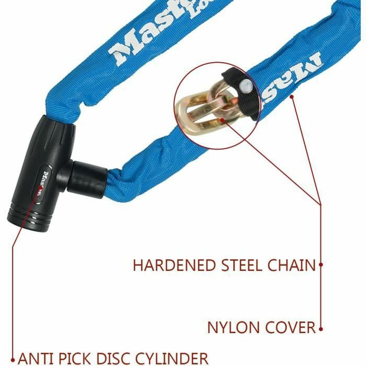 Kedja med hänglås Master Lock - 2