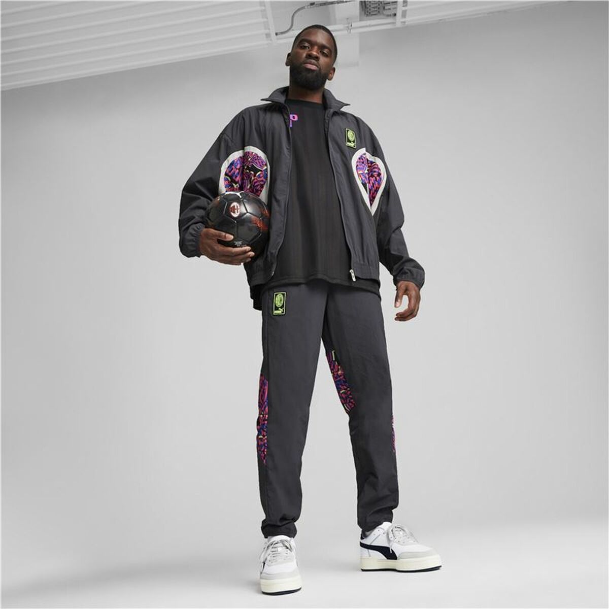 Träningsoverall, Vuxen Puma AC Milan Woven Grå Mörkgrå - 4