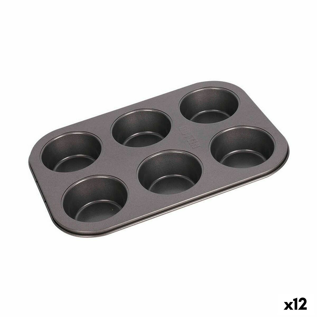 Bakform Quttin Cherry Kolstål 26,5 x 18,5 x 3 cm 6 antal (12 antal)