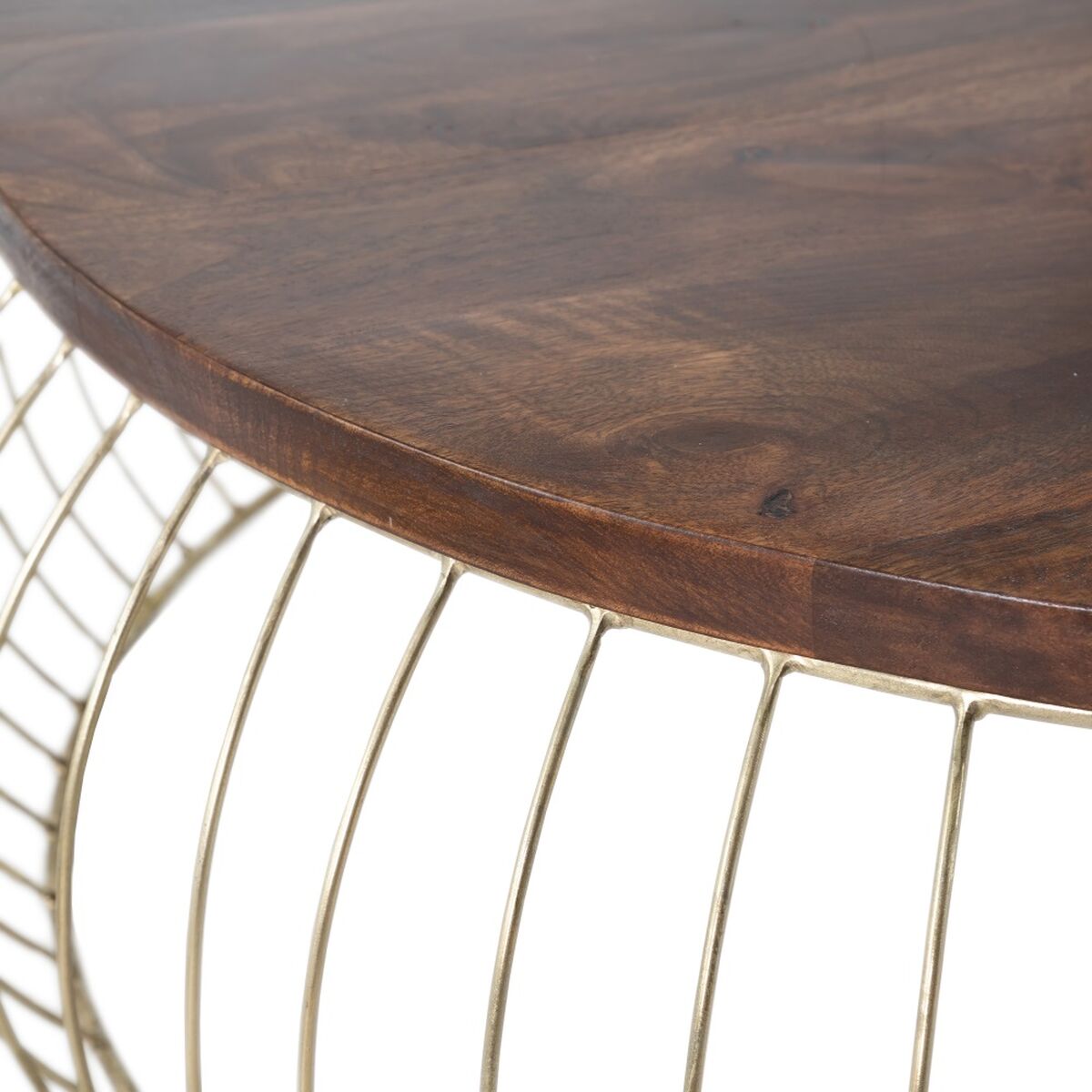Soffbord Gyllene Naturell 103 x 103 x 33 cm - 3