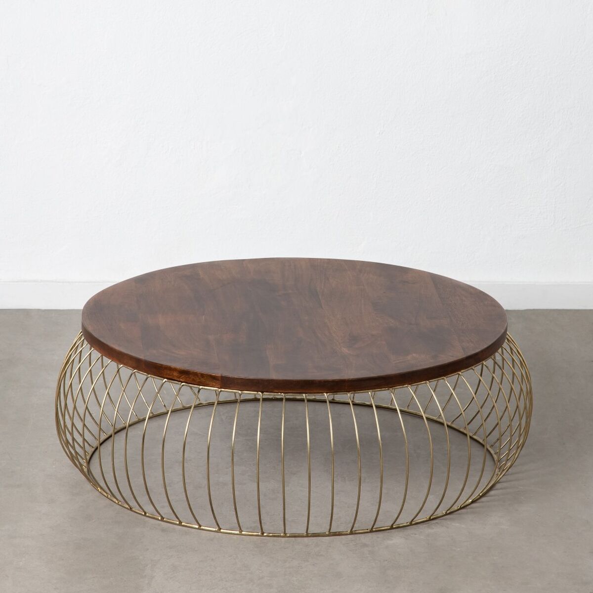 Soffbord Gyllene Naturell 103 x 103 x 33 cm - 2