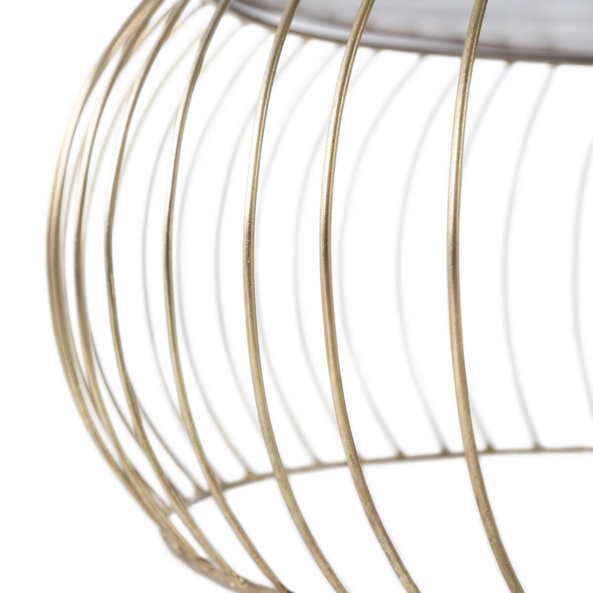 Soffbord Gyllene Naturell 103 x 103 x 33 cm - 5
