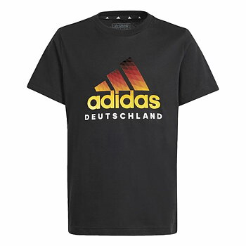 T-shirt med kortärm Adidas Deutschland Svart