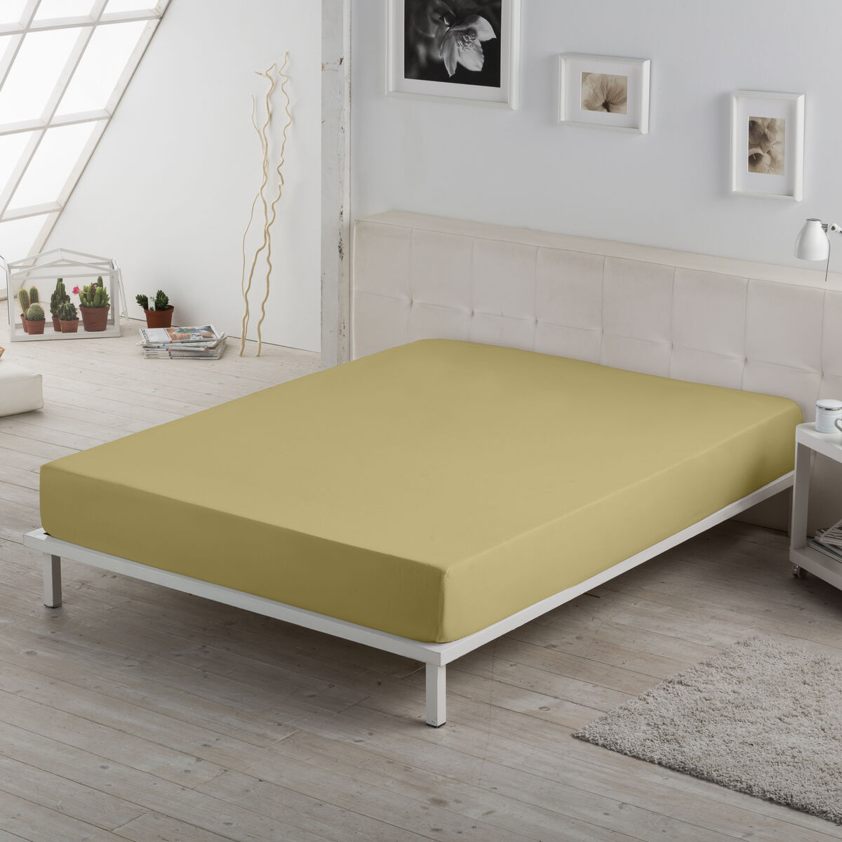 Underlakan Alexandra House Living Ljusbrun 150 x 190/200 cm - 4