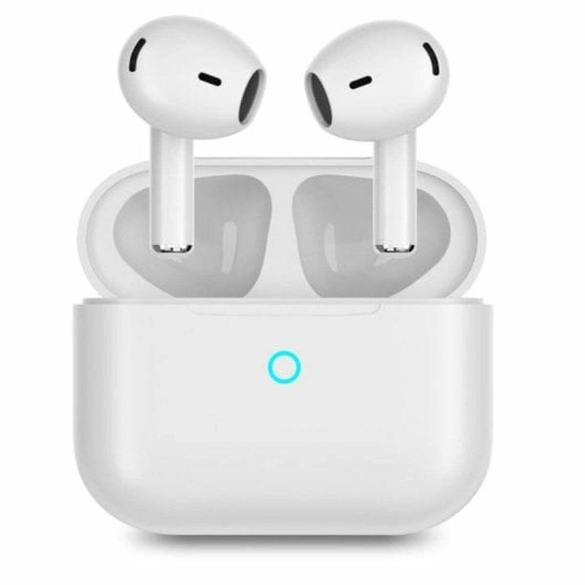 Hörlurar med Mikrofon PcCom Essential  Vit