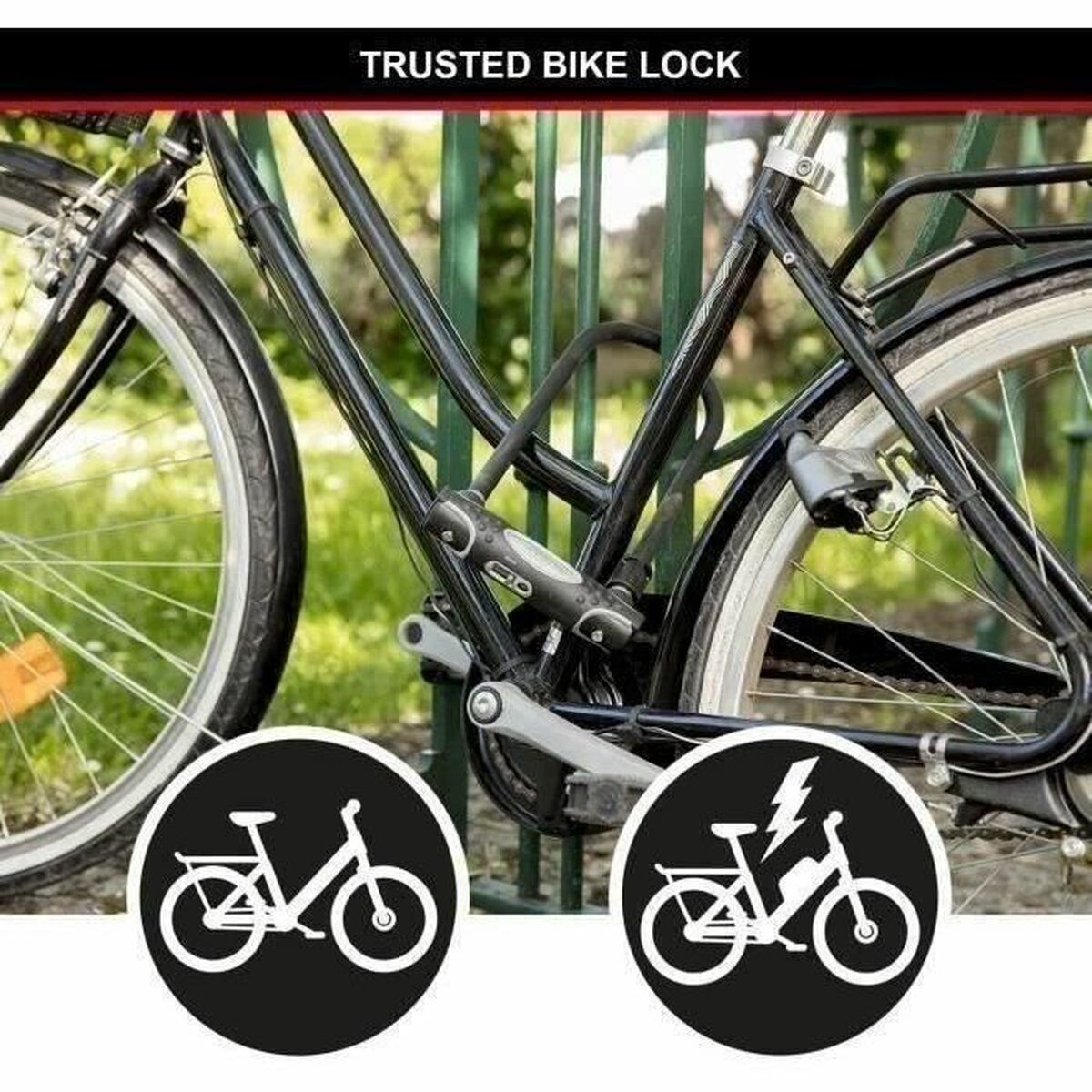 Hänglås med nyckel Master Lock Svart - 4