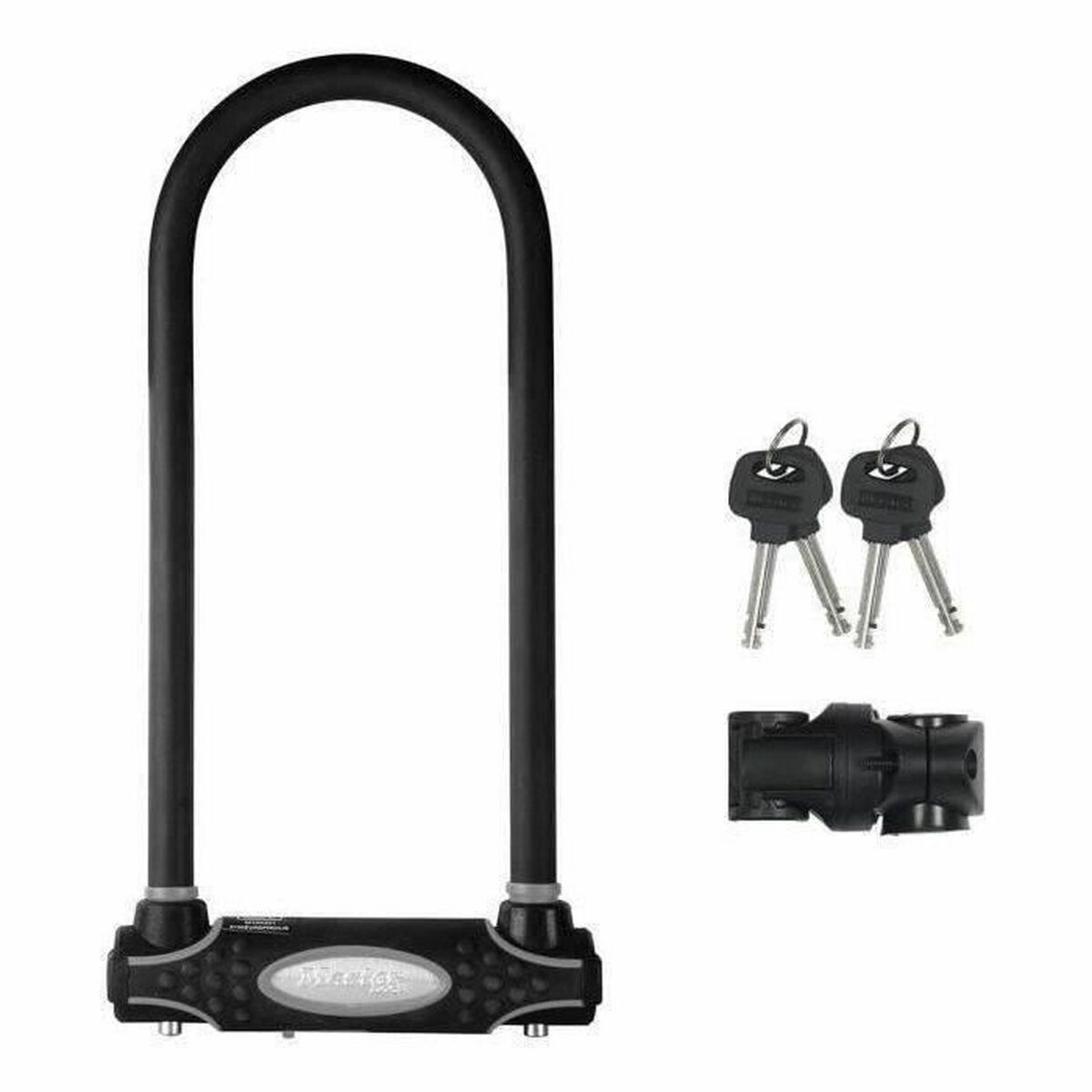 Hänglås med nyckel Master Lock Svart - 3