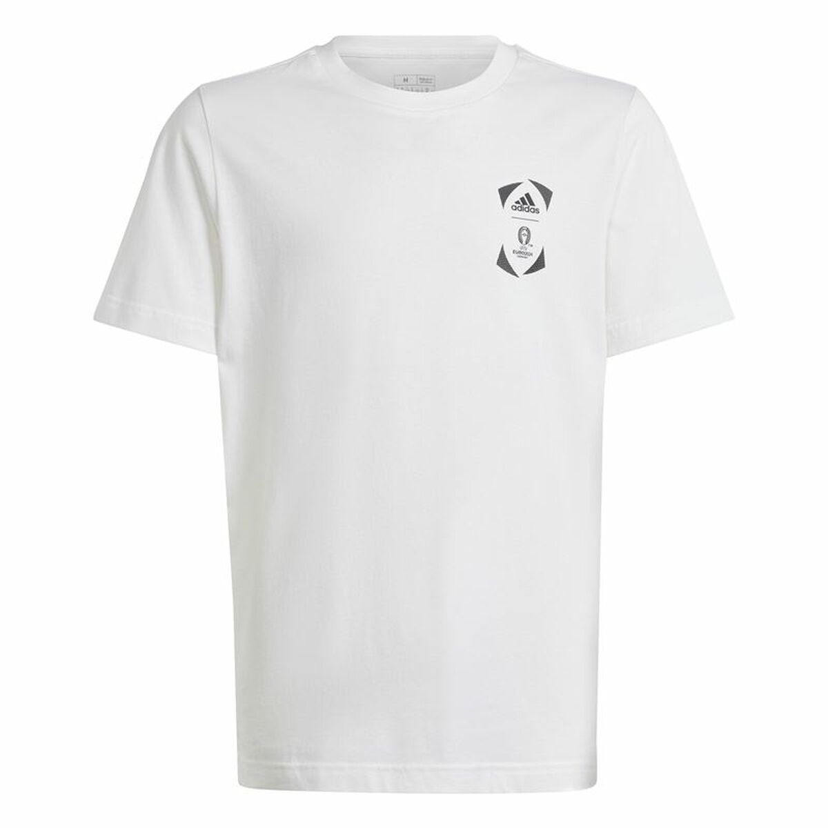 T-shirt med kortärm Adidas EURO 24 Vit