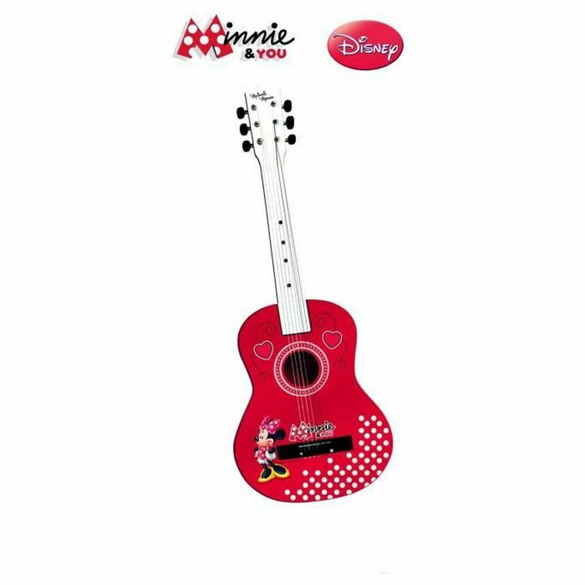 Gitarr för barn Minnie Mouse Röd - 3