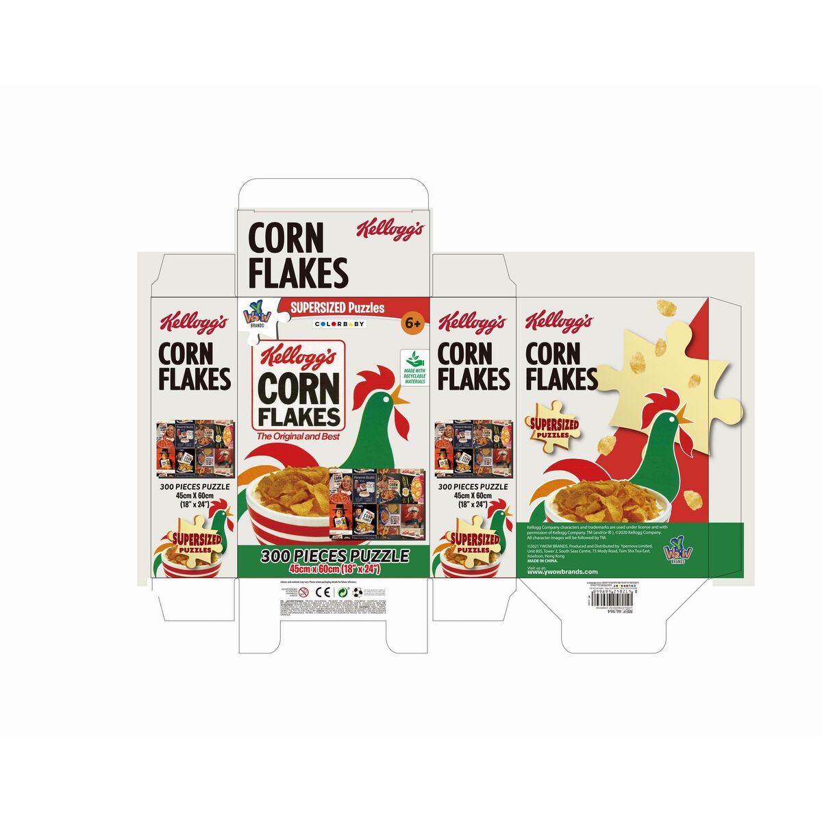 Pussel Kellogg's Corn Flakes 300 Delar 45 x 60 cm (6 antal) - 11