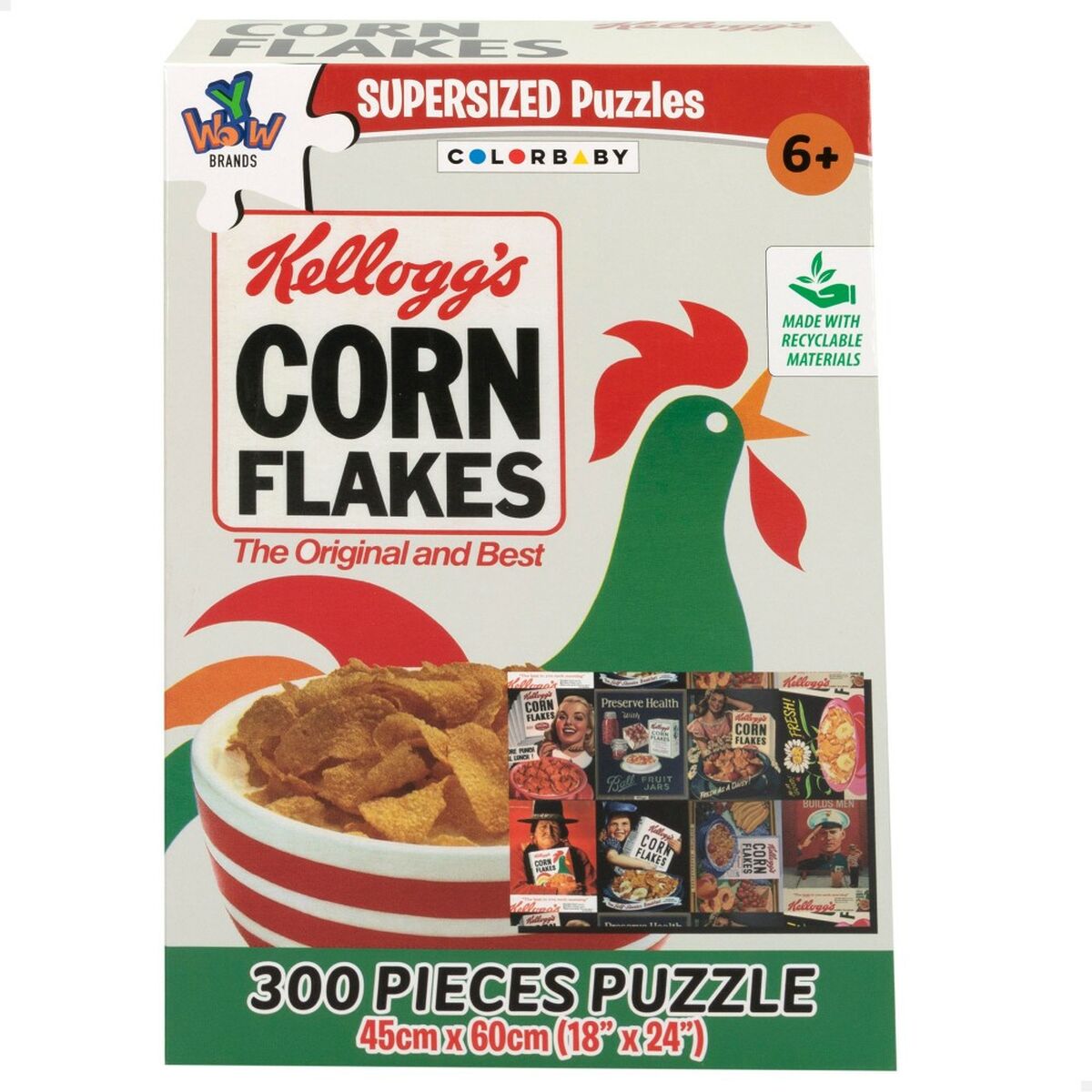 Pussel Kellogg's Corn Flakes 300 Delar 45 x 60 cm (6 antal) - 7