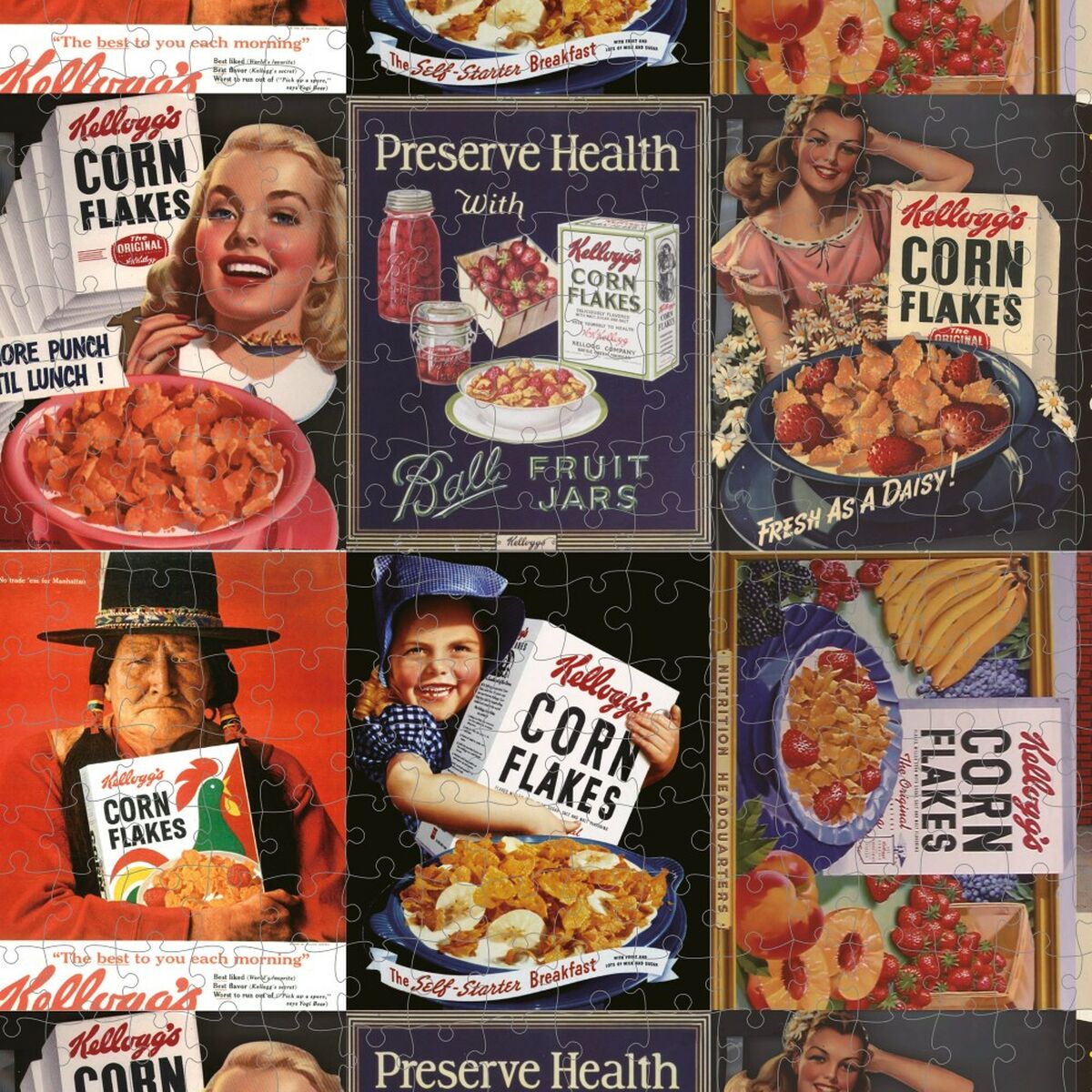 Pussel Kellogg's Corn Flakes 300 Delar 45 x 60 cm (6 antal) - 10