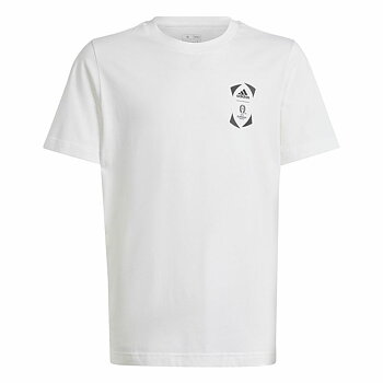 T-shirt med kortärm Adidas EURO 24 Vit