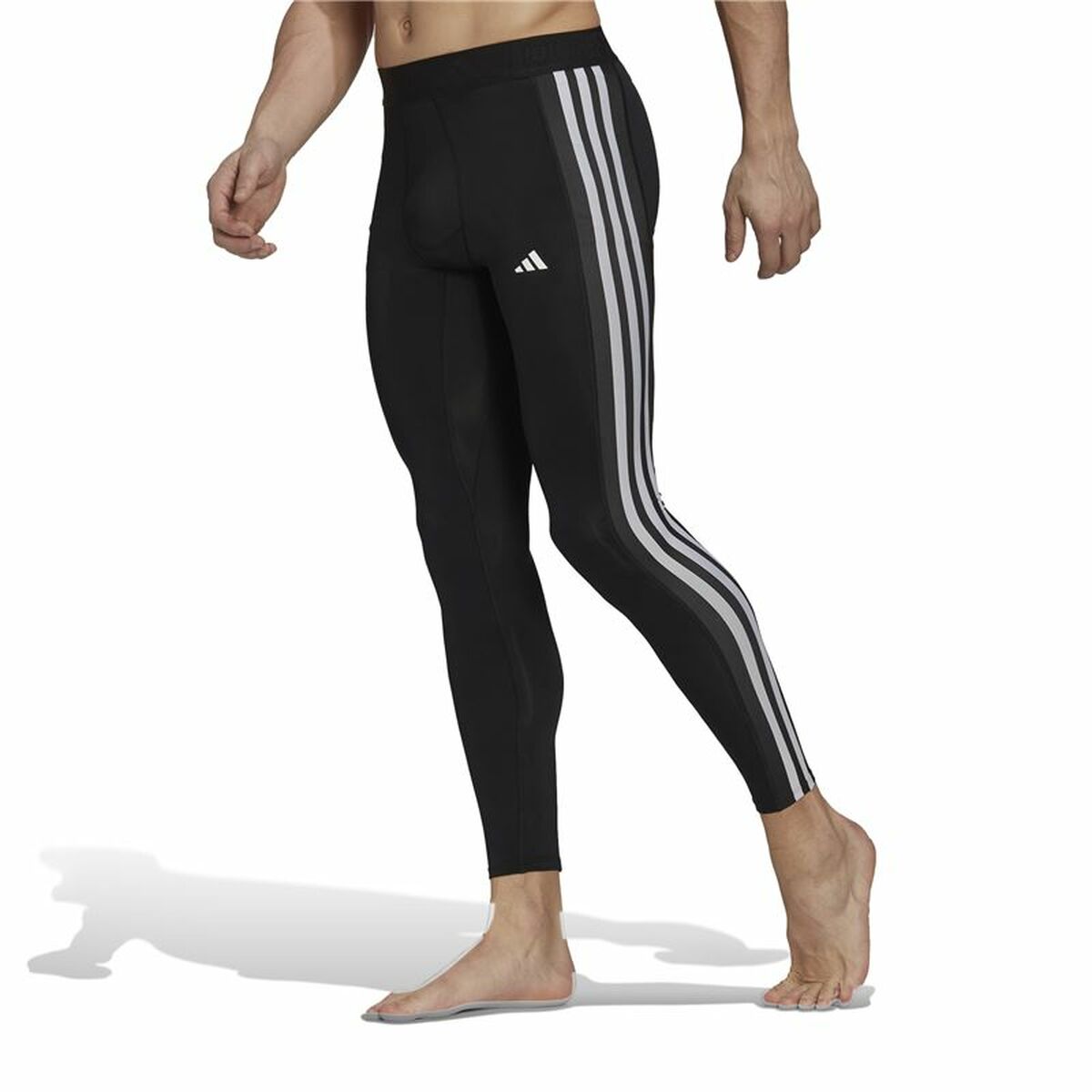 Sportleggings, Herr Adidas Tf 3S L Tight Svart (2XL) - 2