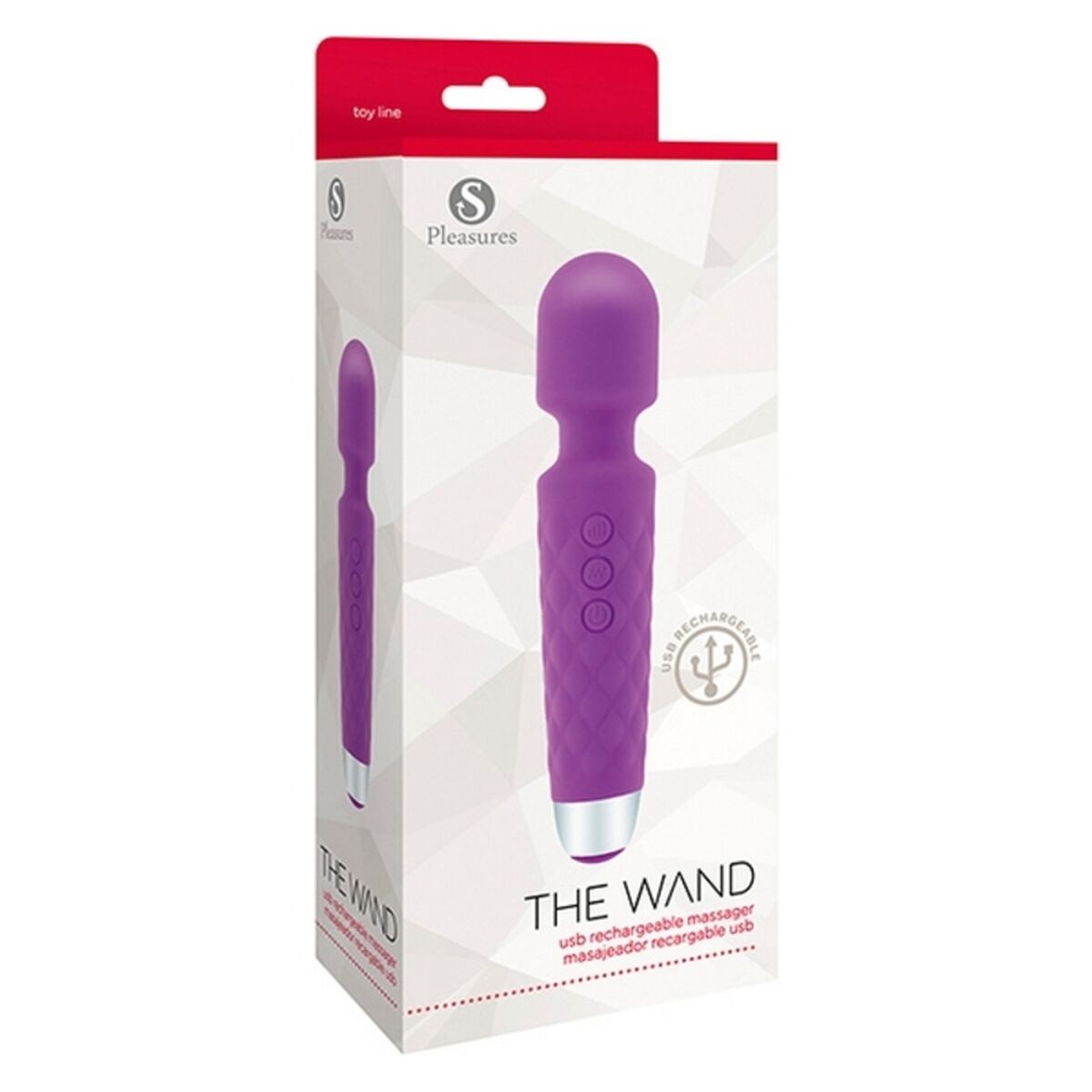 Massagemedel S Pleasures The Wand Lila - 8