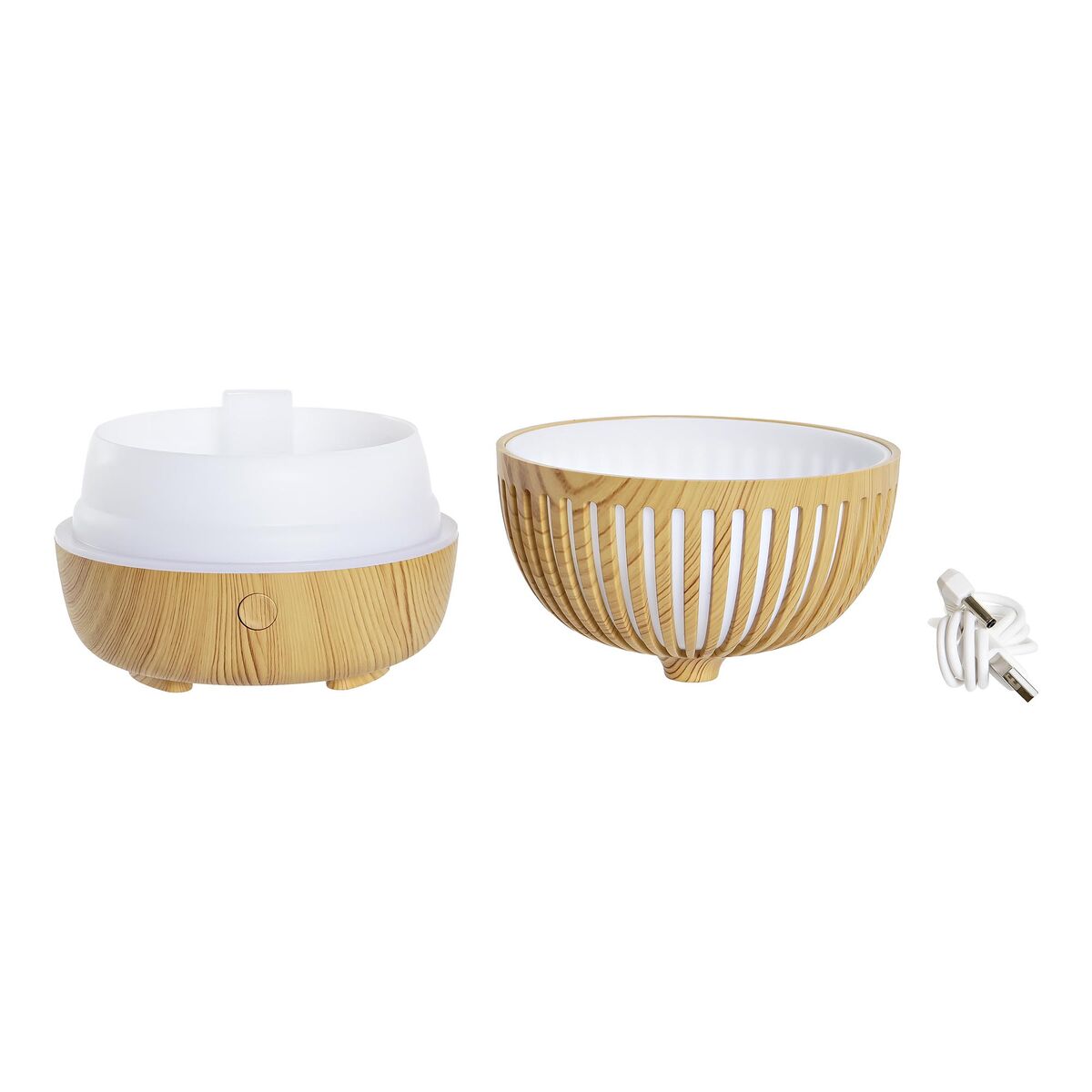 Diffuser av eteriska oljor DKD Home Decor Naturell 180 ml - 2