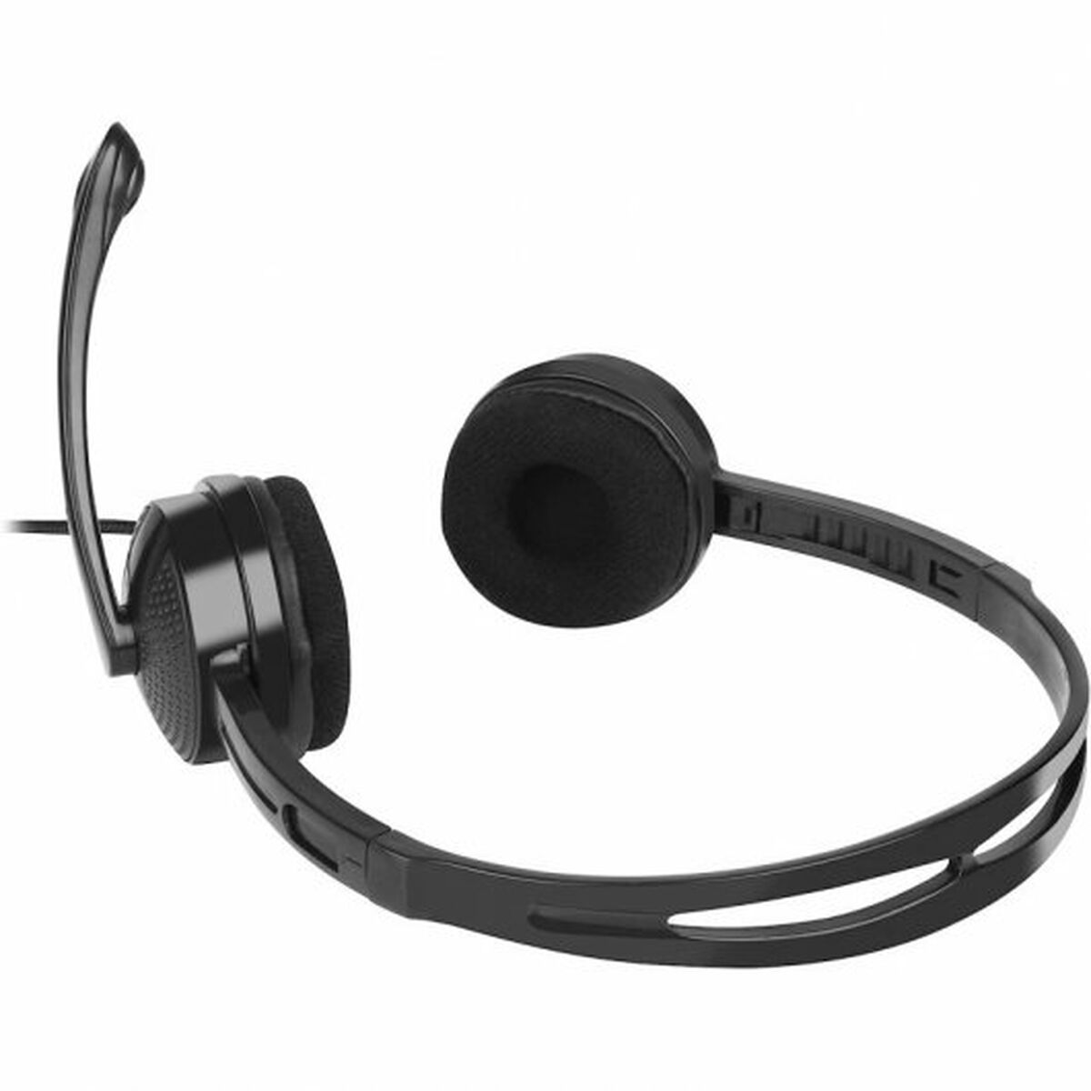 Hörlurar med Mikrofon Natec NSL-1665 Svart - 2