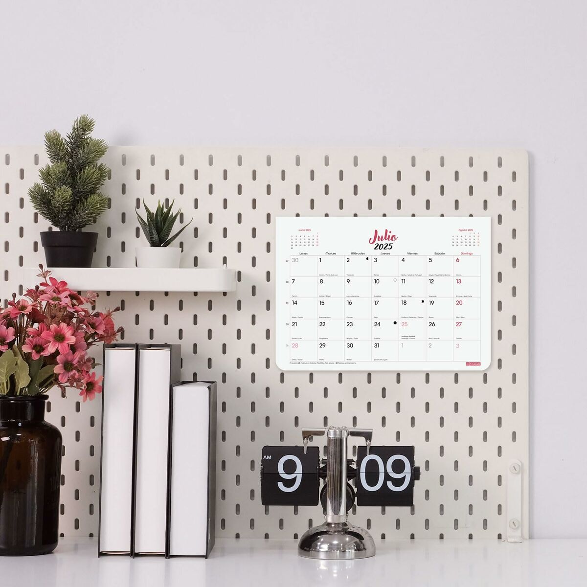 Väggkalender Finocam CHIC Vit Papper 2025 21 x 15 cm - 3