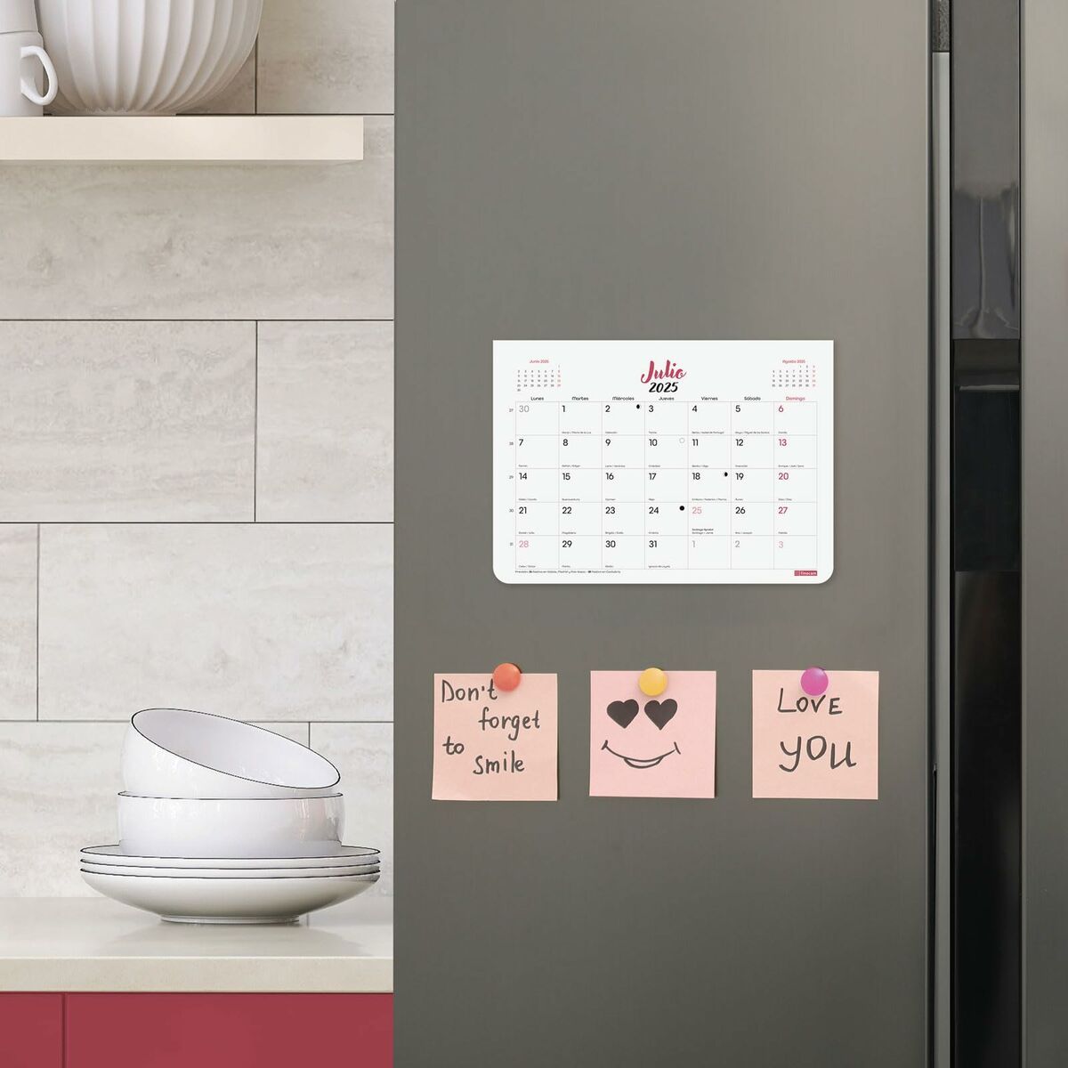 Väggkalender Finocam CHIC Vit Papper 2025 21 x 15 cm - 2