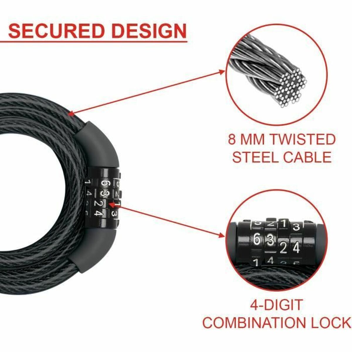 Kedja med hänglås Master Lock - 3