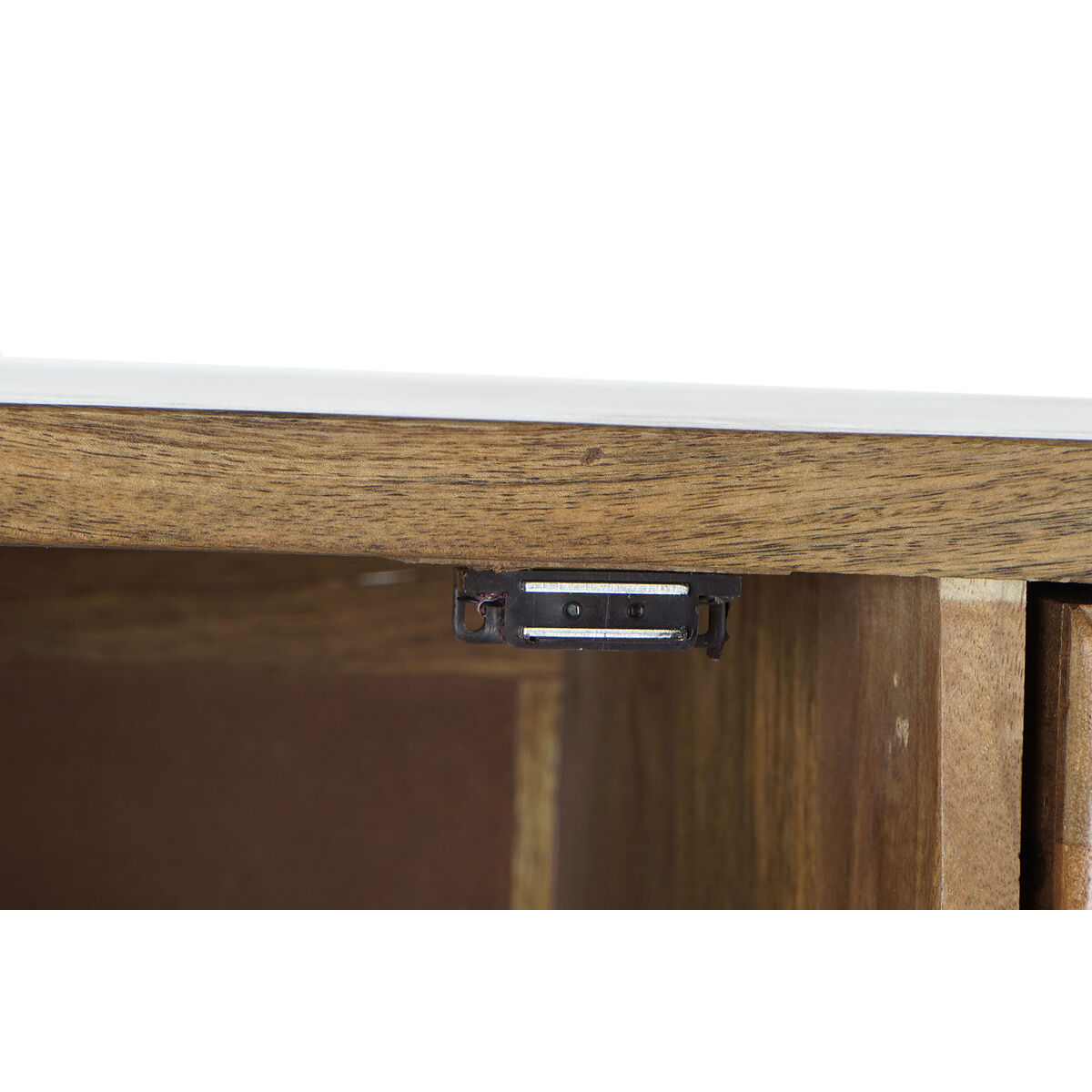 Skänk DKD Home Decor Naturell Metall Mangoträ 90 x 40 x 87 cm - 3