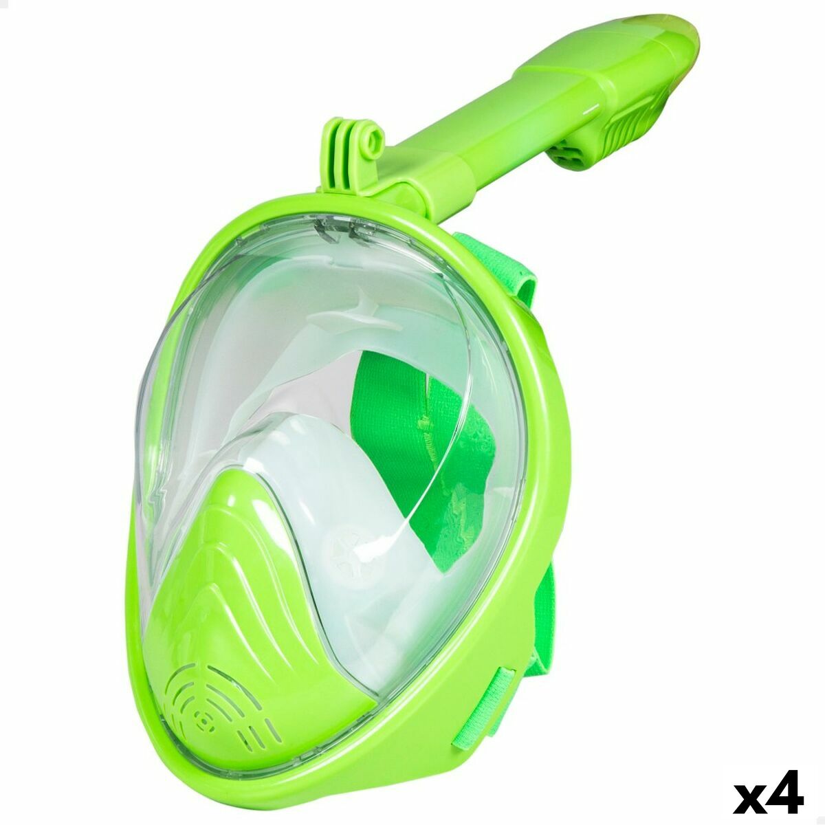 Dykarmask AquaSport Grön XS (4 antal) - 8