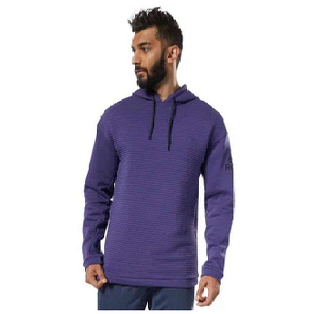 Tröja med huva Herr FLEECE OTH HOOD Reebok DY7802 Purpur - 10