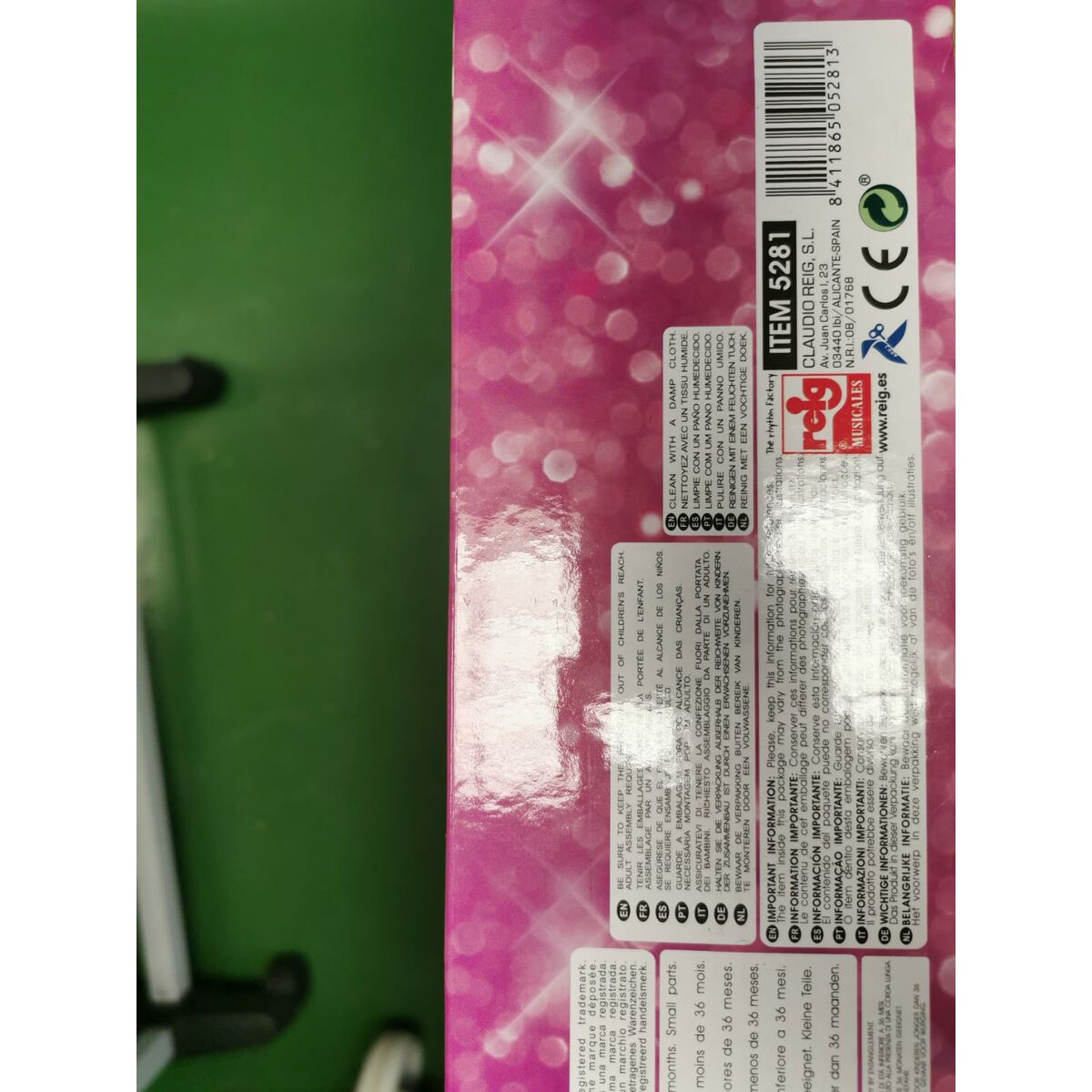 Gitarr för barn Disney Princess 75 cm Rosa - 5