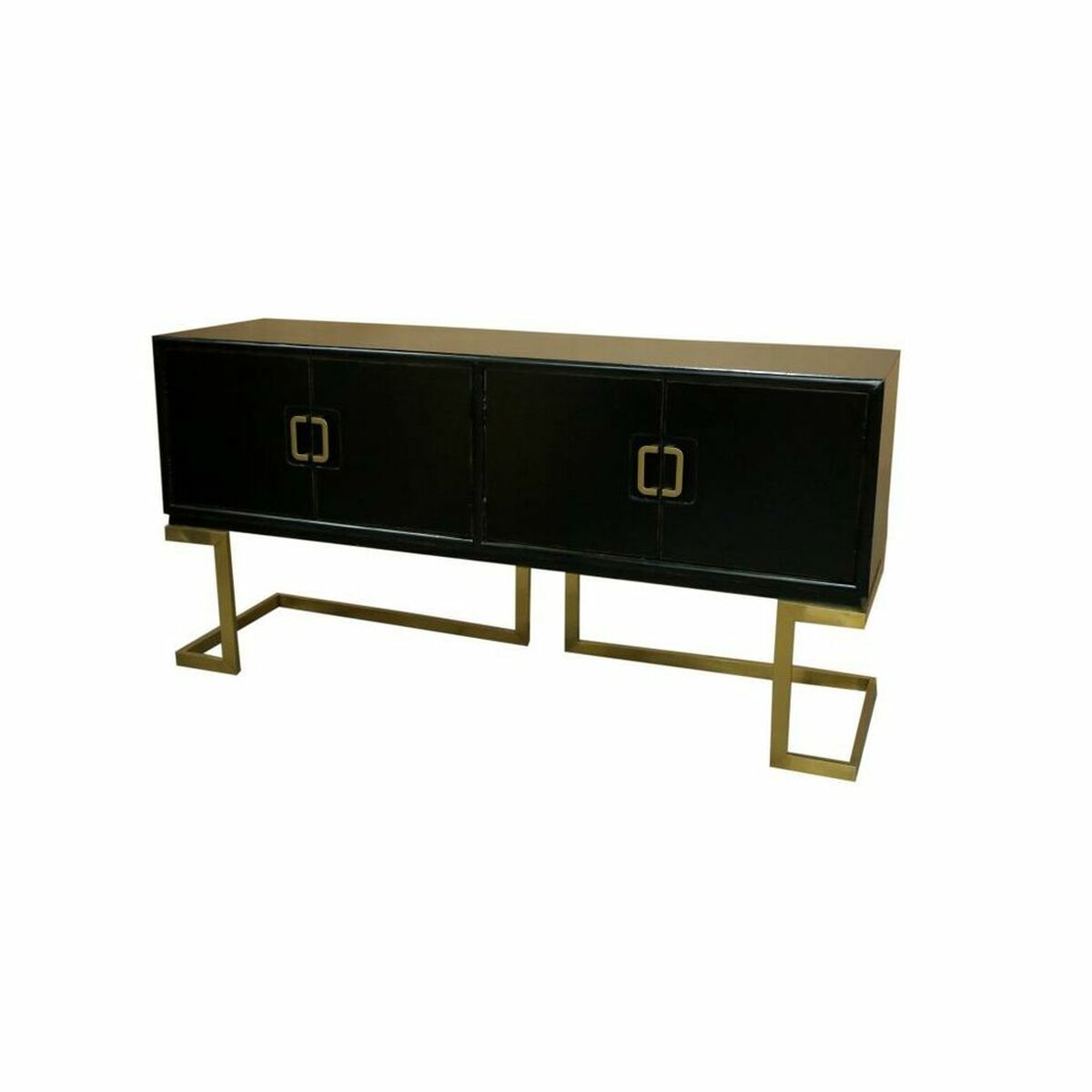Skänk DKD Home Decor Svart Brons Gyllene Metall Poppel 180 x 50 x 90 cm - 2