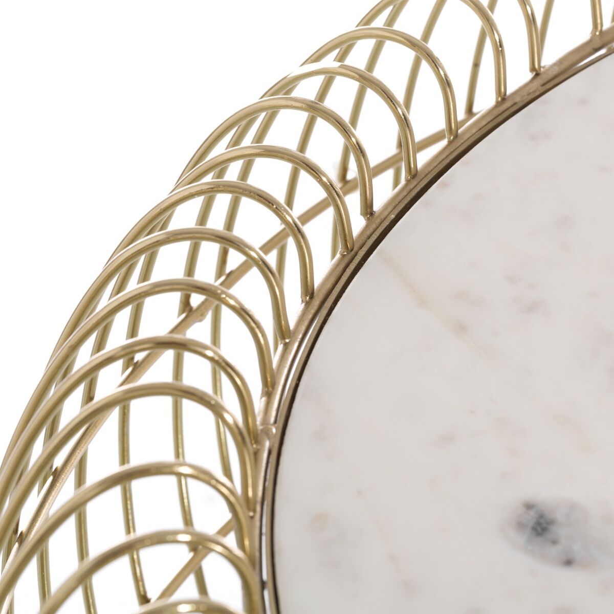 Soffbord Vit Gyllene 71 x 71 x 30 cm - 4