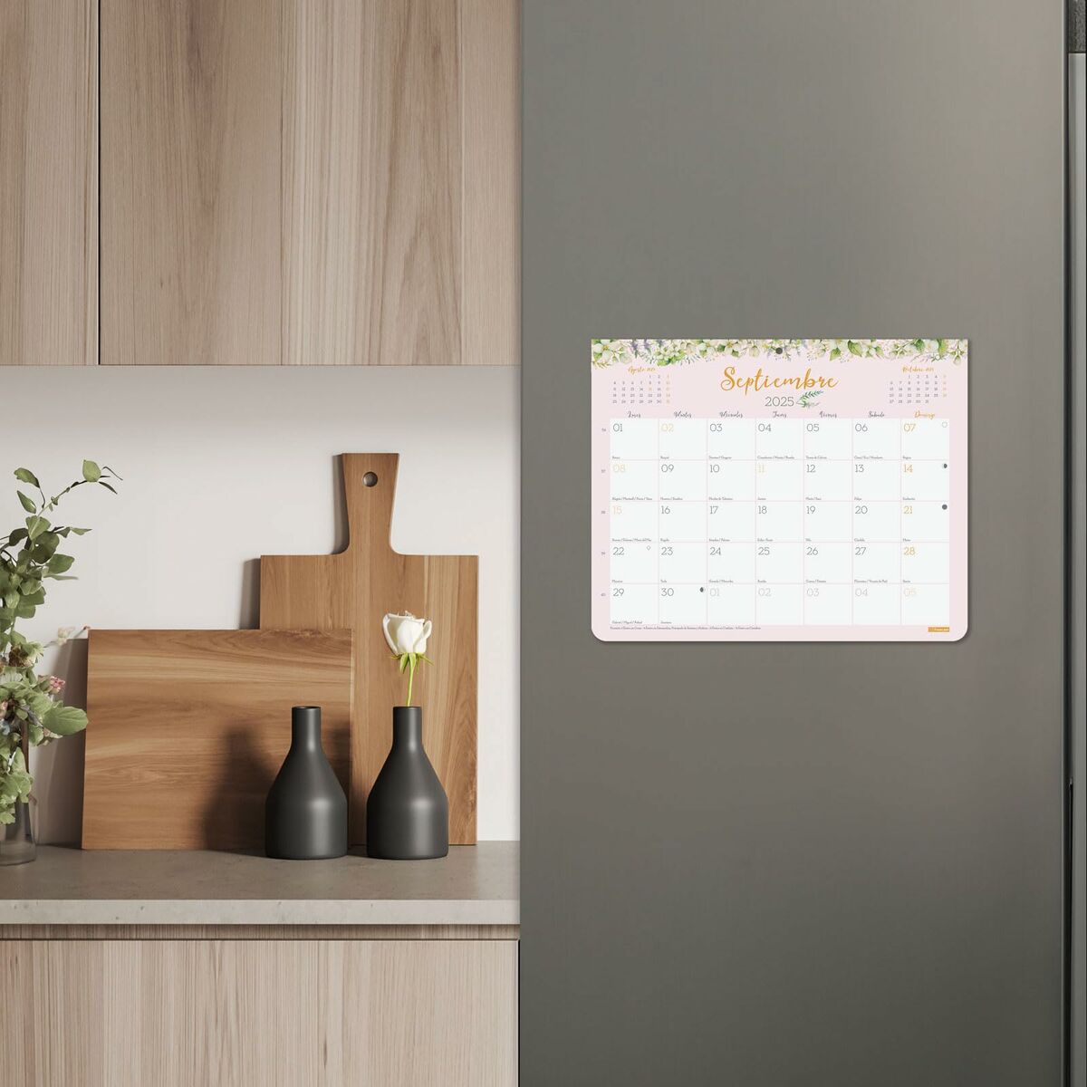 Väggkalender Finocam Multicolour Papper 2025 25 x 20 cm - 2