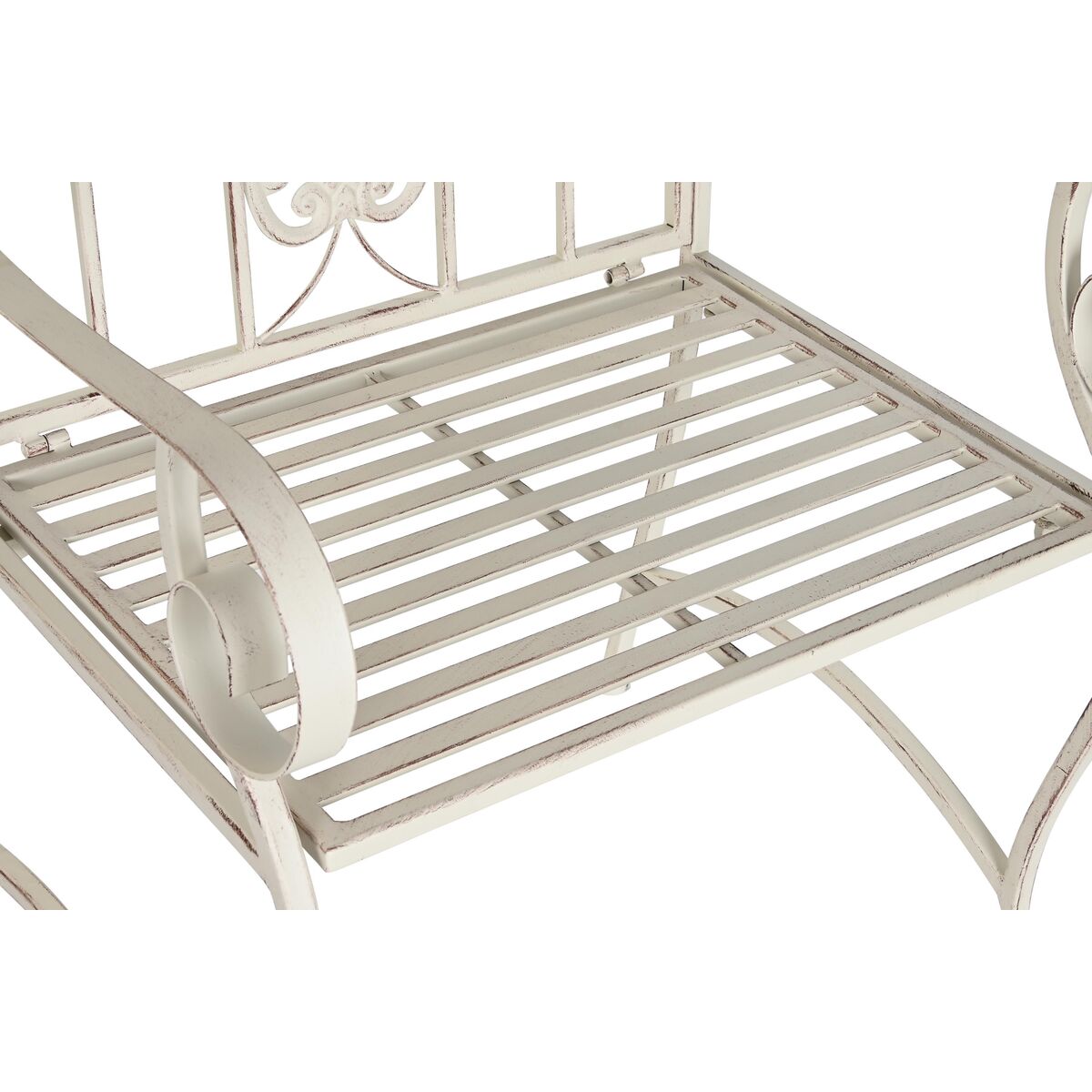 Kerti szék DKD Home Decor Vit Metall 63,5 x 52 x 98 cm - 6
