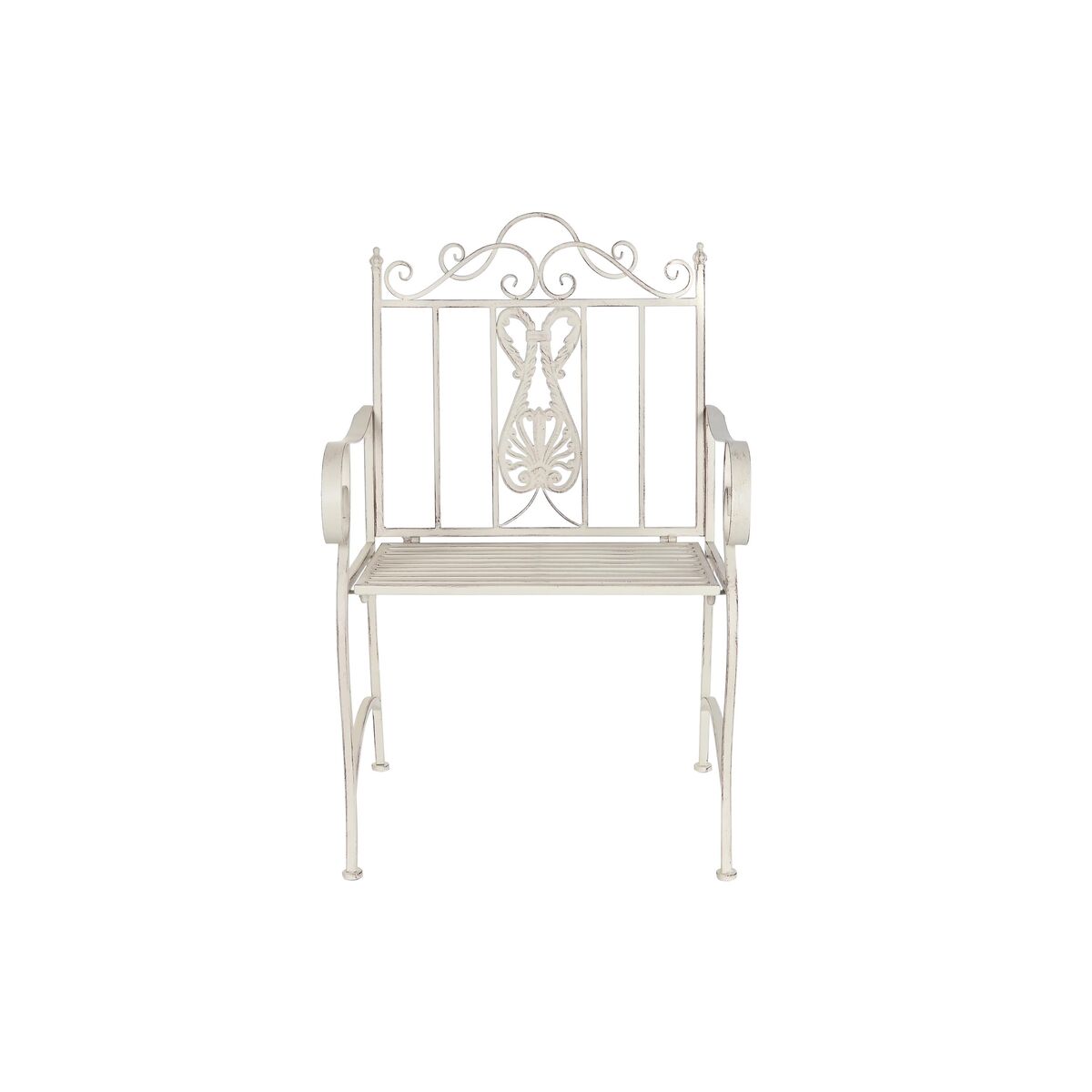 Kerti szék DKD Home Decor Vit Metall 63,5 x 52 x 98 cm - 3