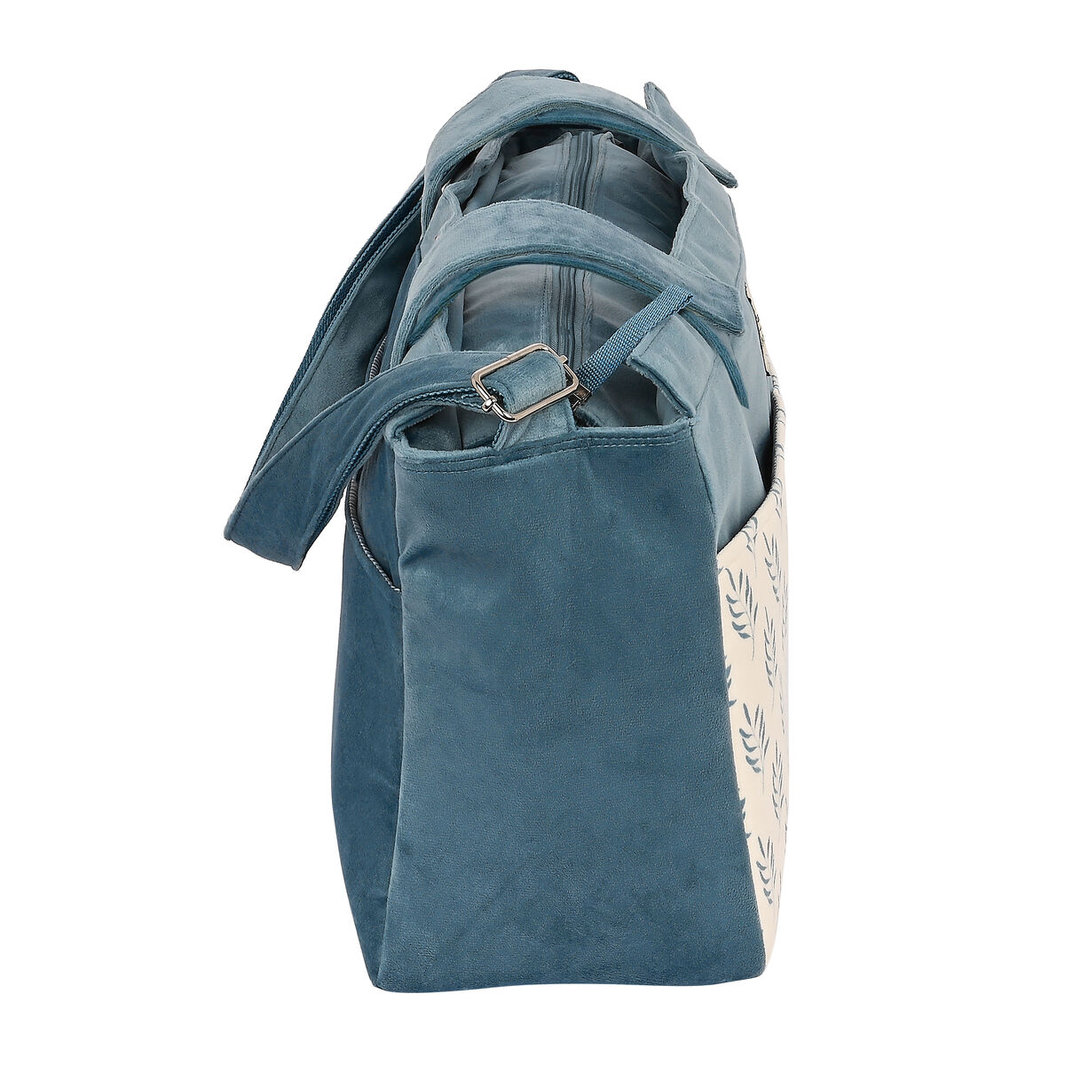 Bag för blöjbyte Safta Leaves Turkos (46 x 26 x 15 cm) - 12