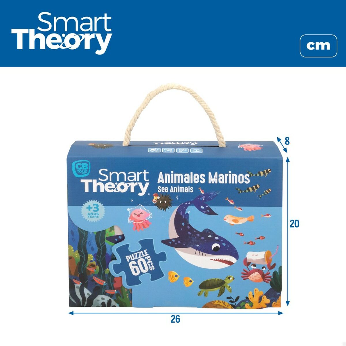 Barnpussel Colorbaby Sea Animals 60 Delar 60 x 44 cm (6 antal) - 2