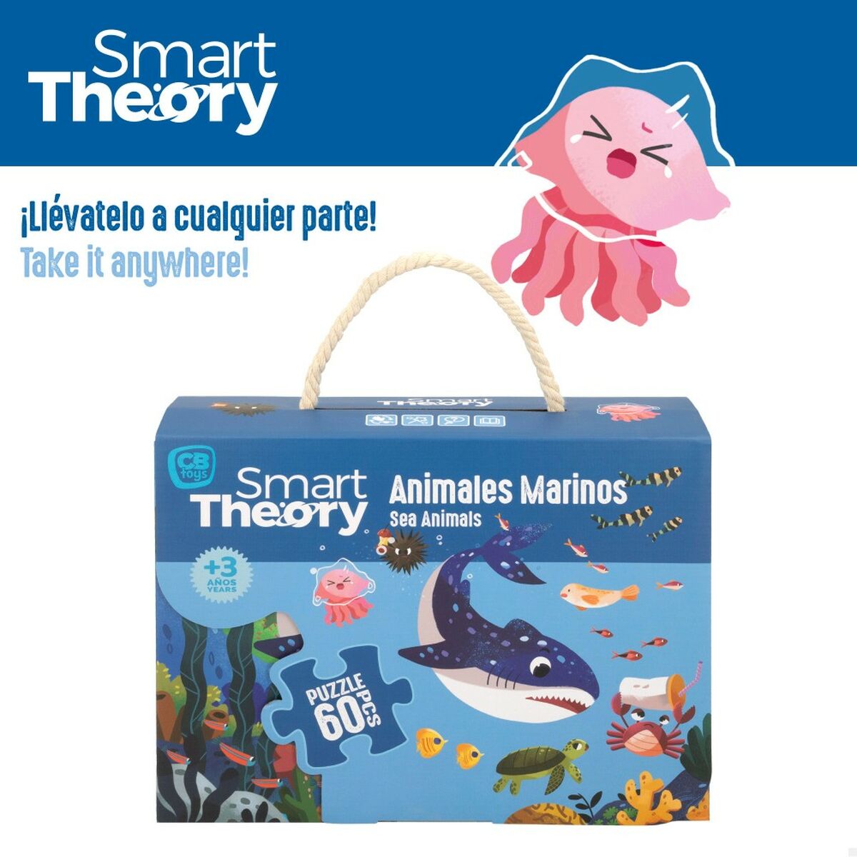 Barnpussel Colorbaby Sea Animals 60 Delar 60 x 44 cm (6 antal) - 12