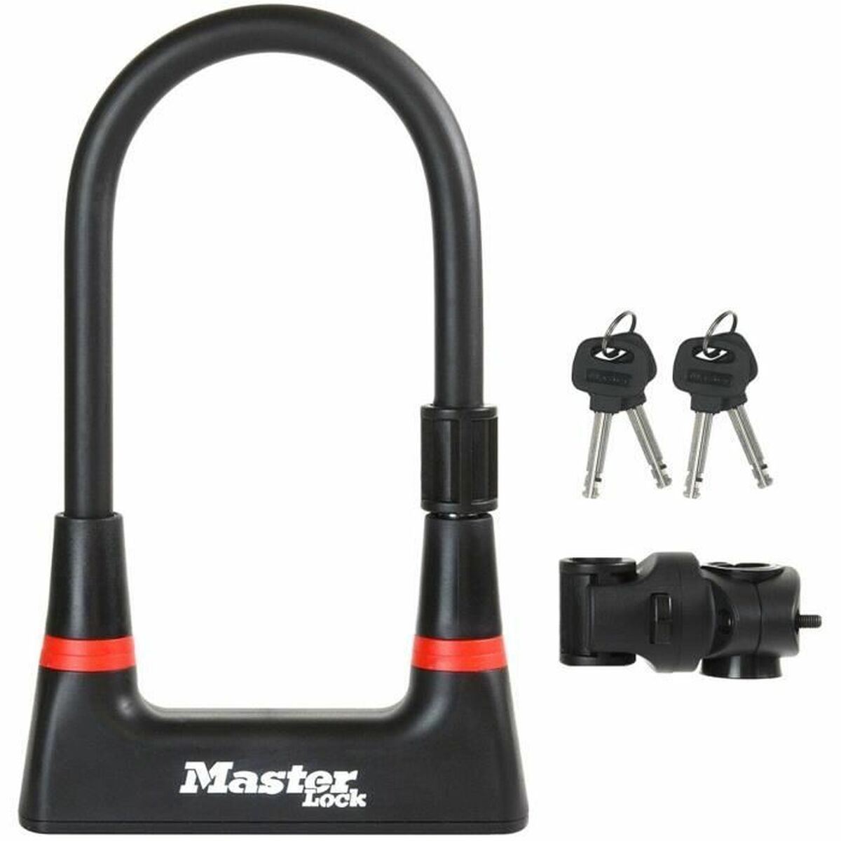 Hänglås med nyckel Master Lock Svart