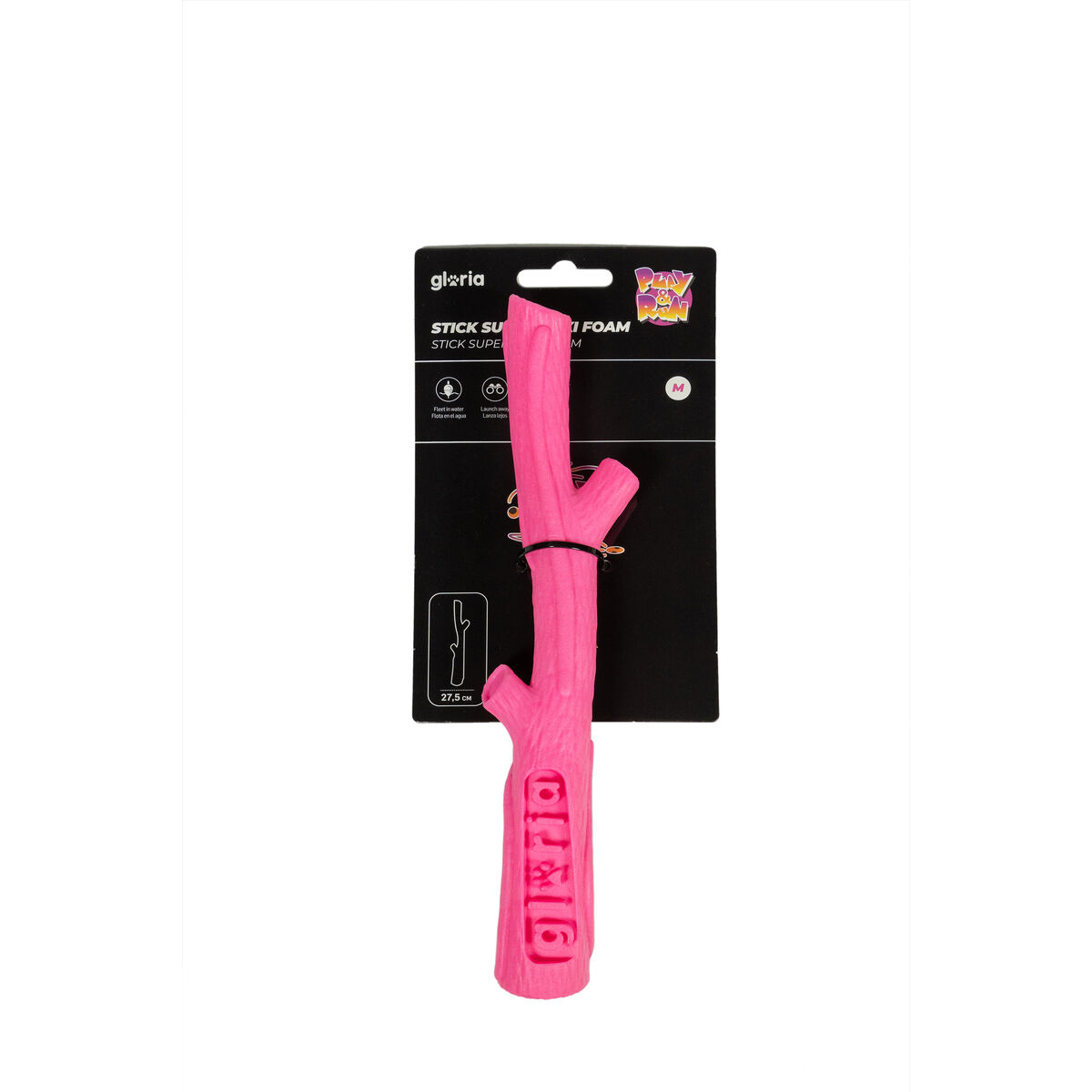Tuggleksak för hundar Gloria PLAY AND RUN Rosa M 27,5 cm