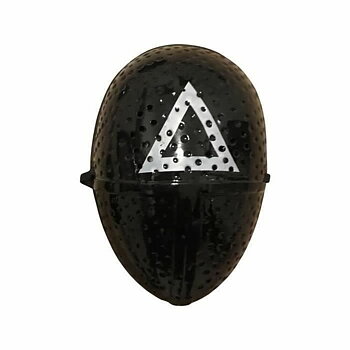 Mask Squid Game Triangle Soldier Maskeraddräktsaccessoarer