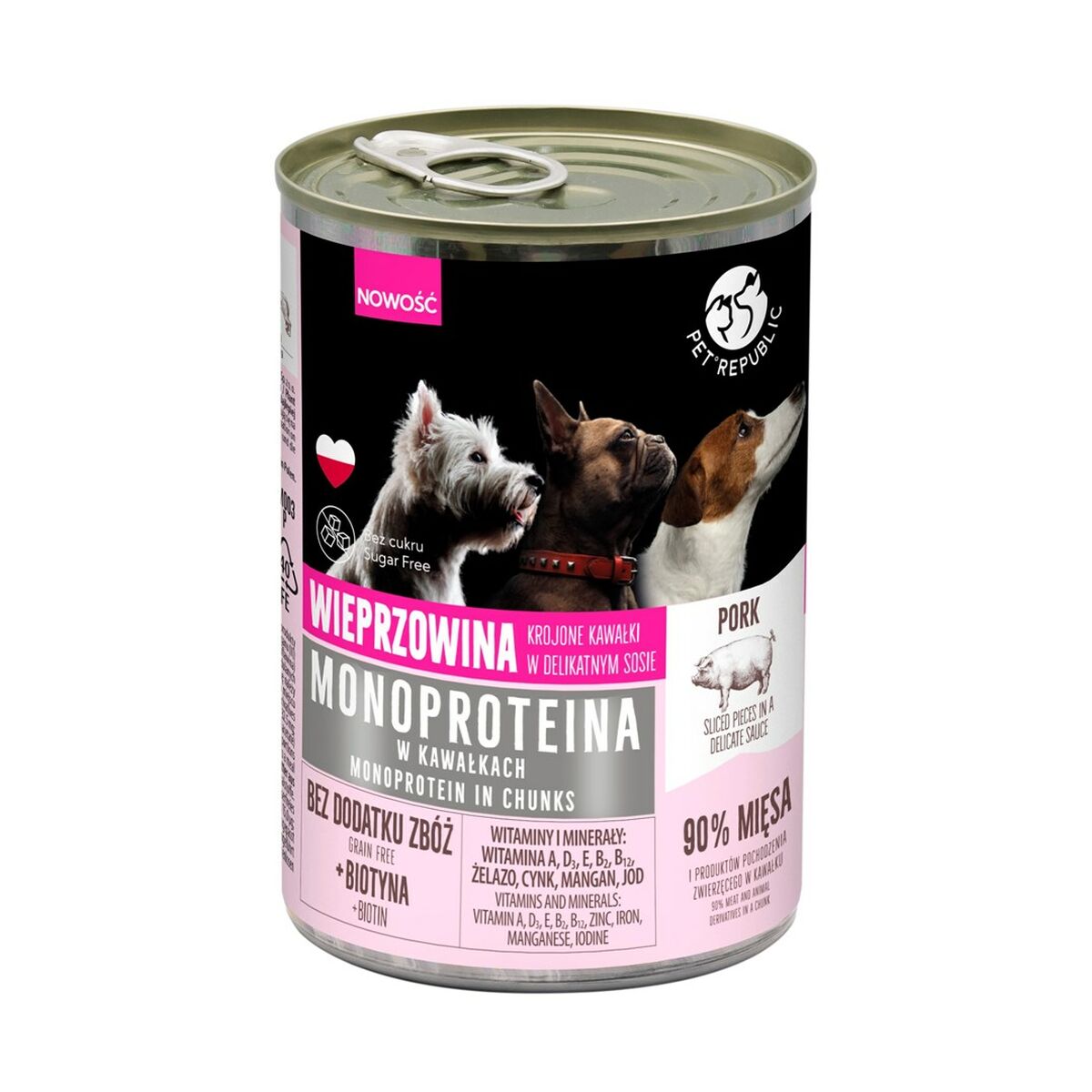 Våt mat PETREPUBLIC Gris 400 g