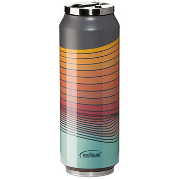 Resetermosflaska Inoxibar 61267 RED WAVES Röd 700 ml