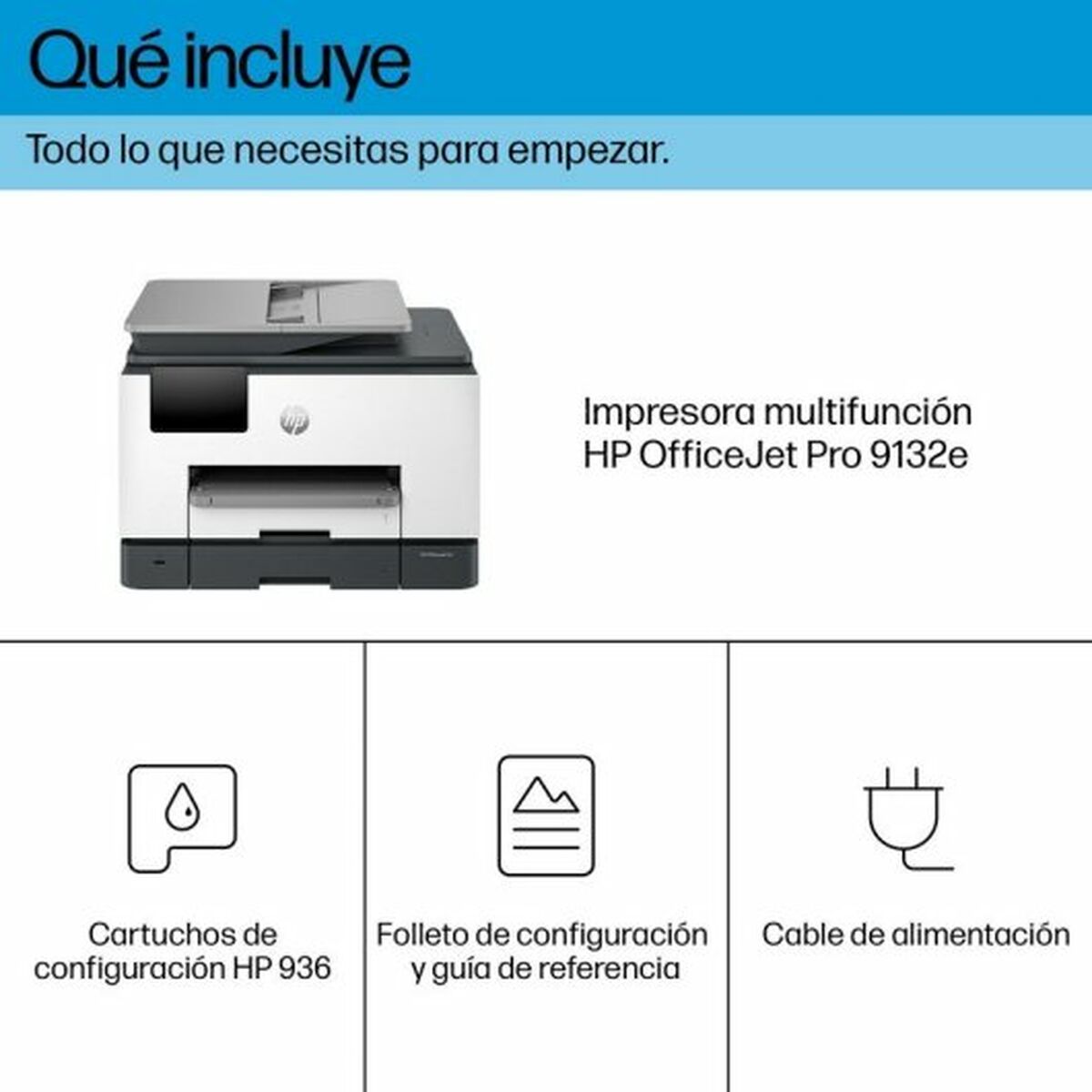 Multifunktionsskrivare HP OfficeJet Pro 9132e - 8