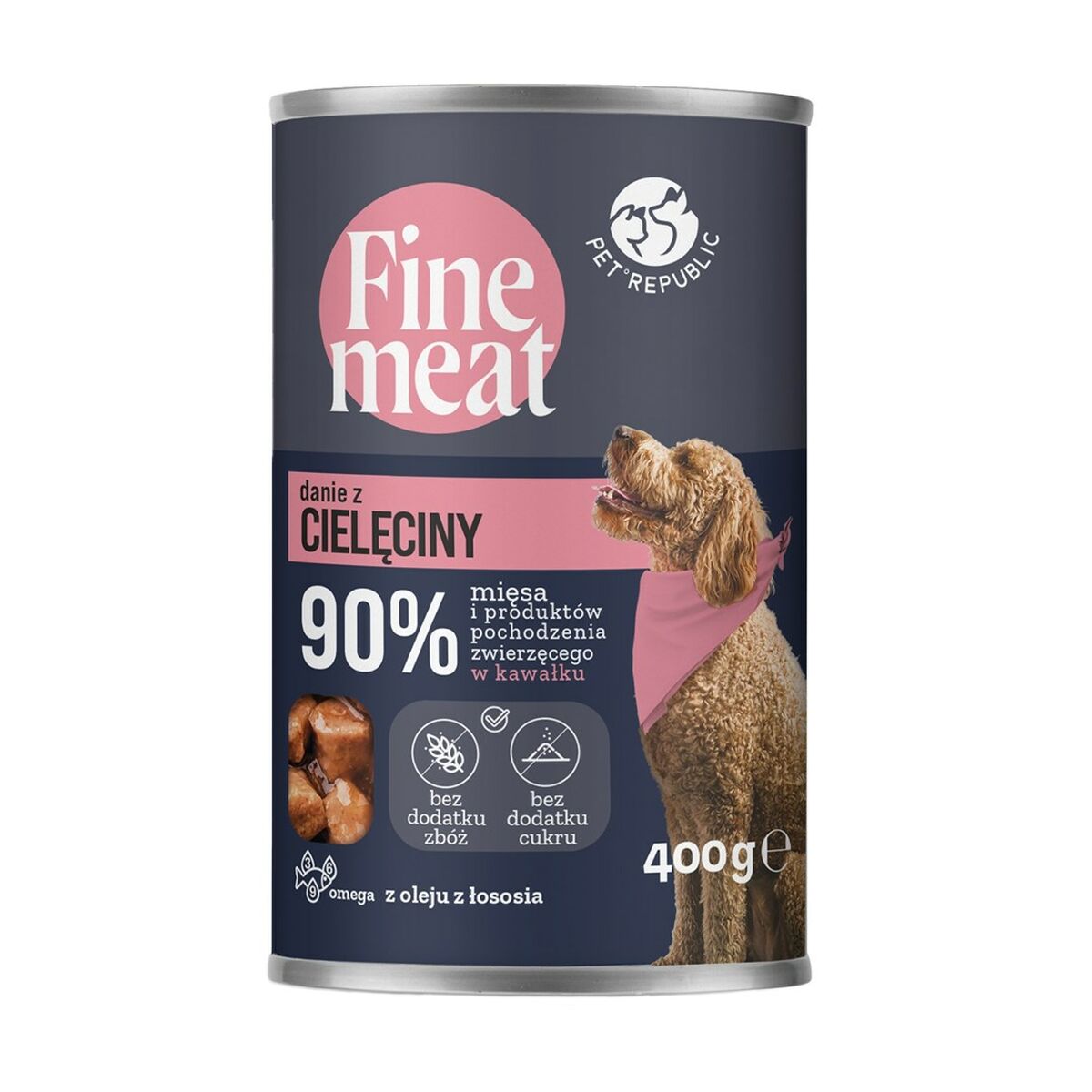 Våt mat PETREPUBLIC Kalvkött 400 g