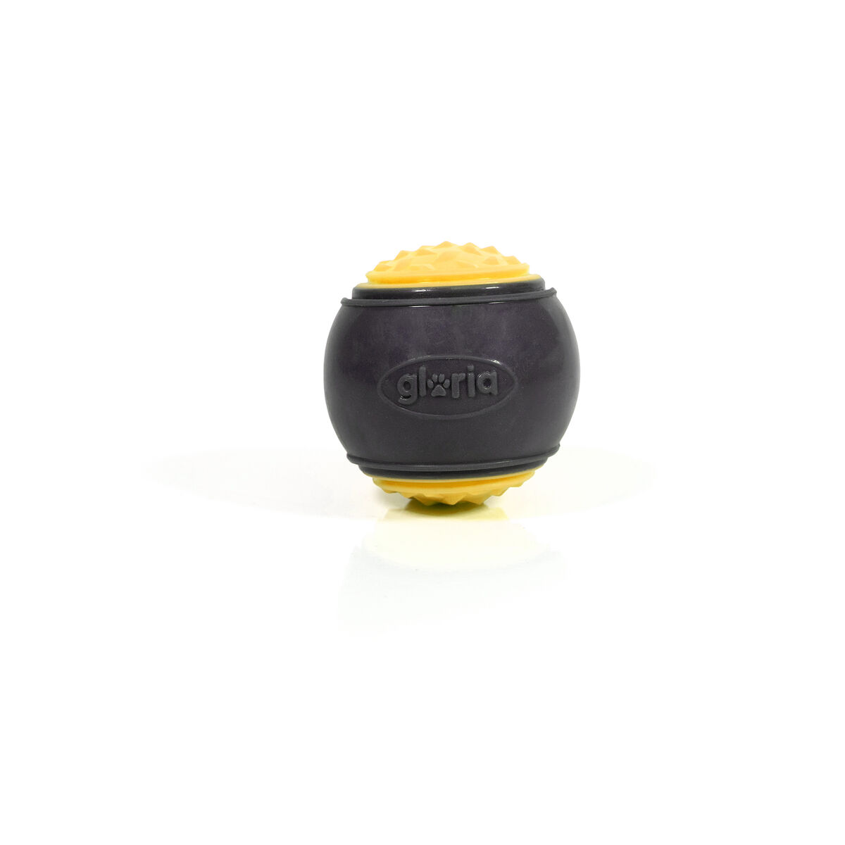 Boll till husdjur Gloria PLAY AND RUN Gul TPR M 6,35 cm 2 antal - 5