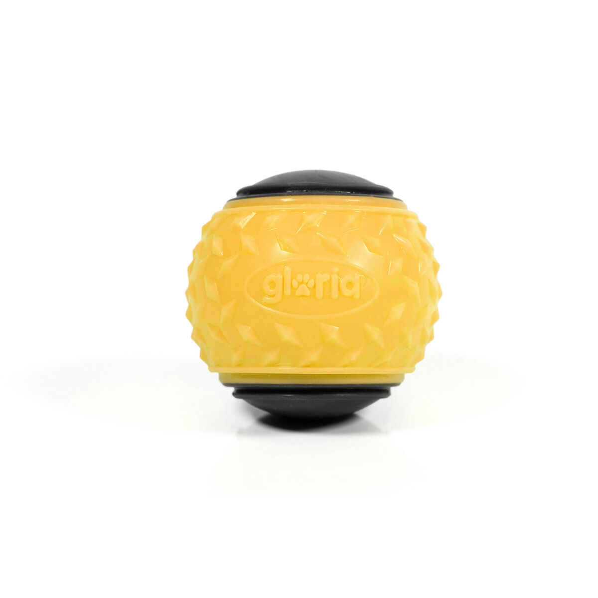 Boll till husdjur Gloria PLAY AND RUN Gul TPR M 6,35 cm 2 antal - 3