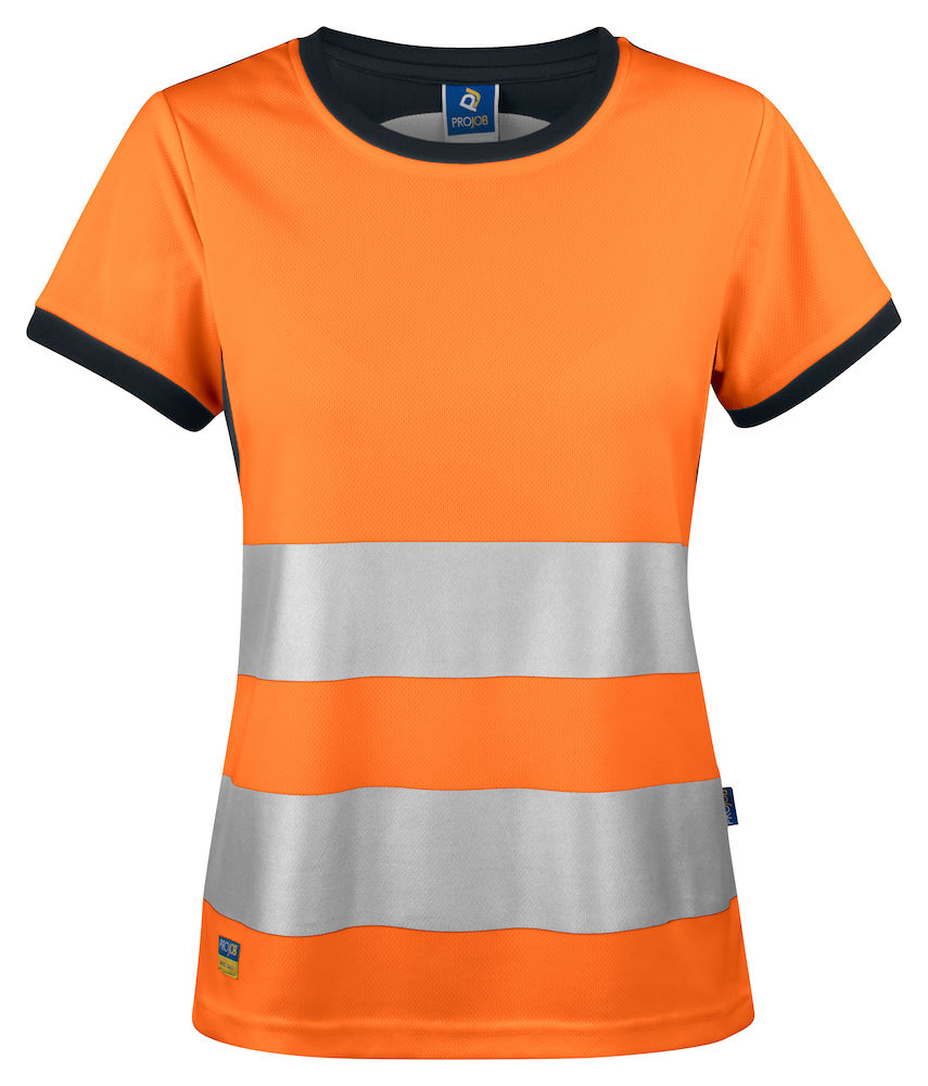 6012 T-SHIRT DAM EN ISO 20471 KLASS 2/1 - 3