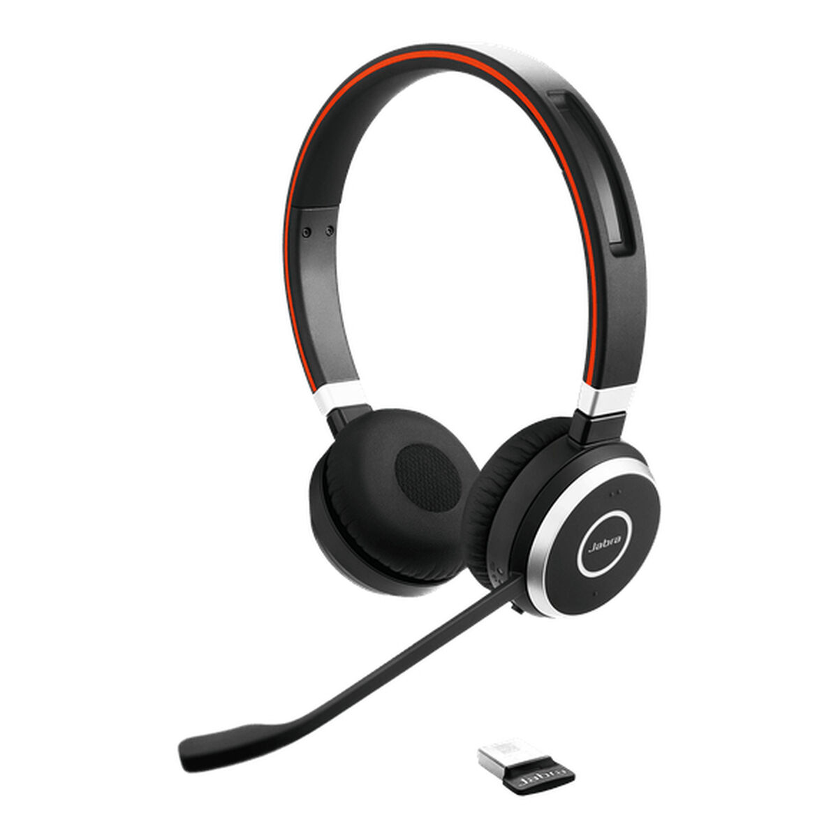 Hörlurar med Mikrofon Jabra 6599-833-499 Svart - 2